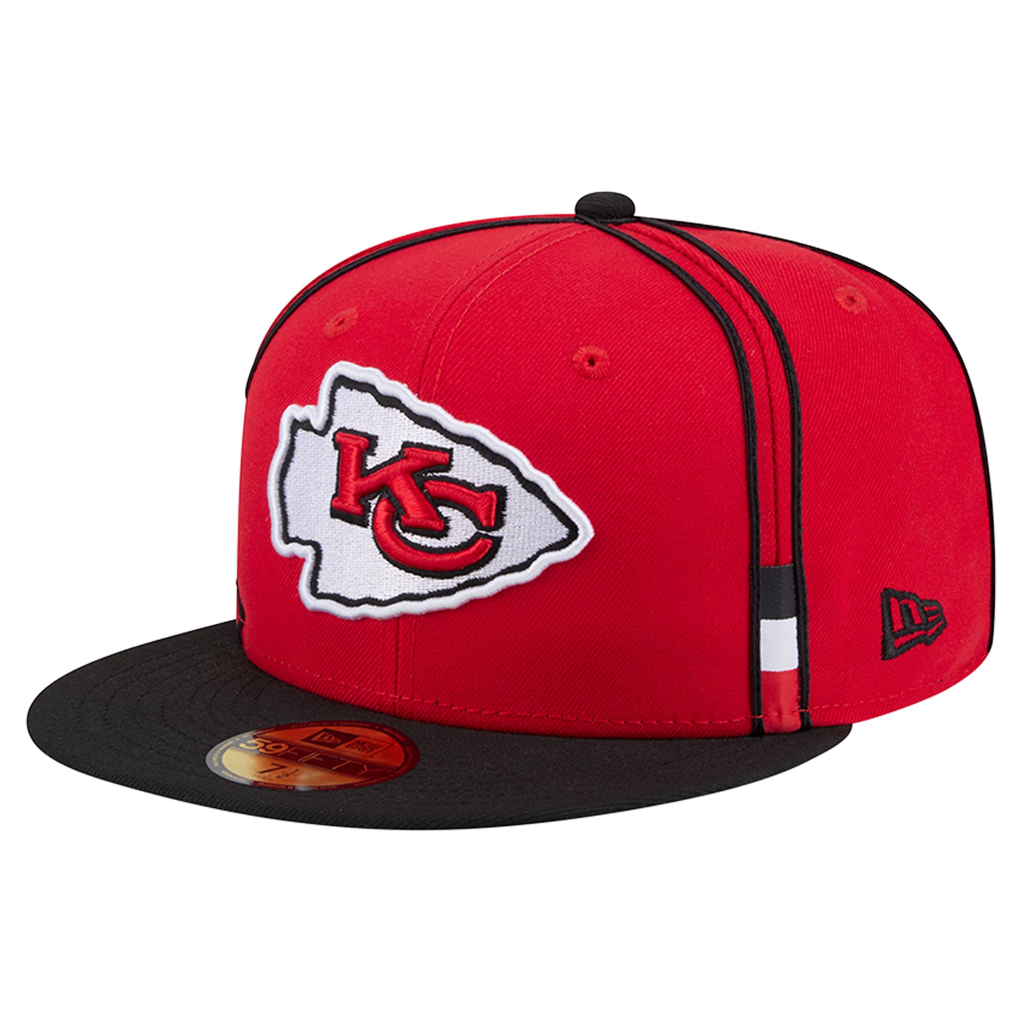 Men's New Era Red Kansas City Chiefs Soutache 59FIFTY Fitted Hat