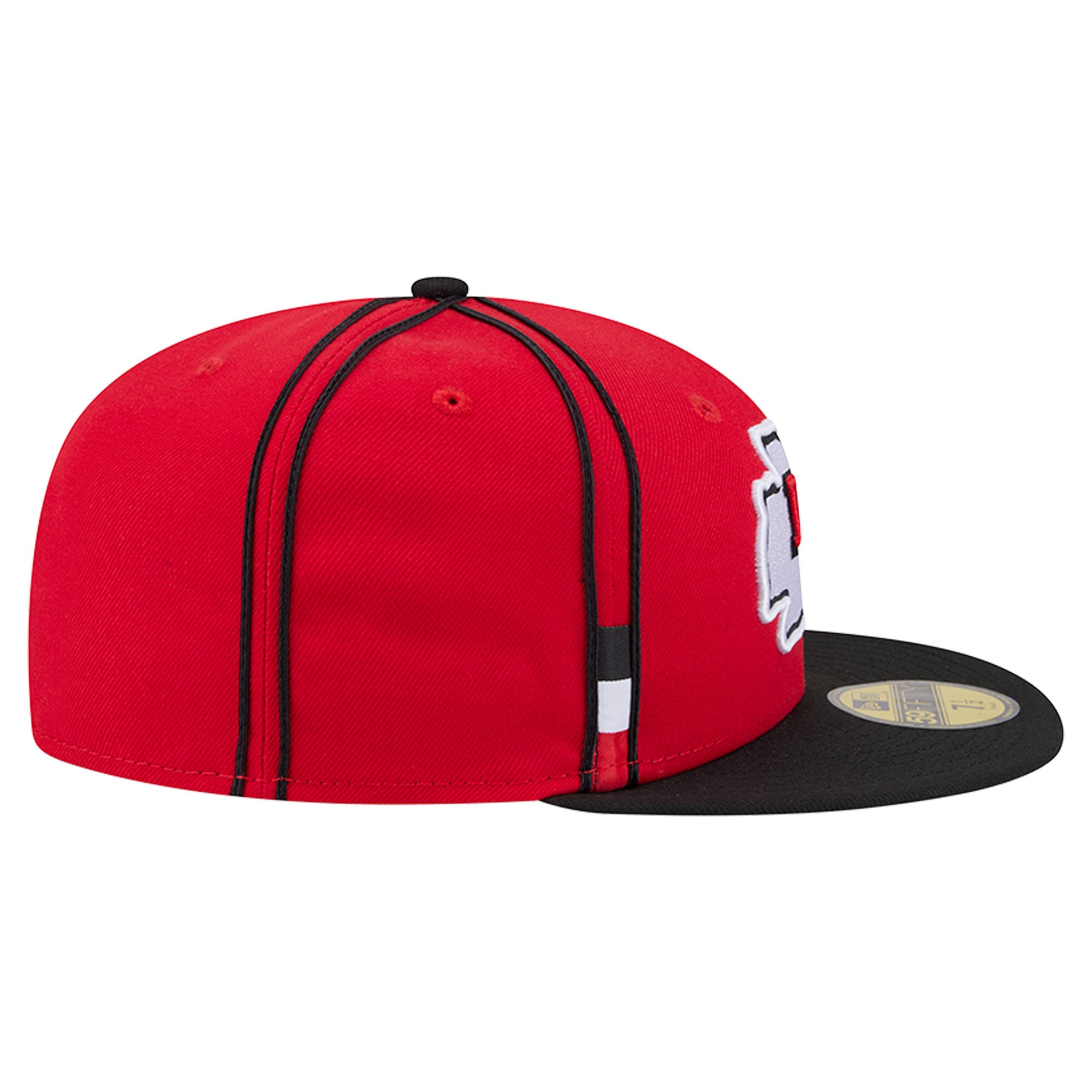 Men's New Era Red Kansas City Chiefs Soutache 59FIFTY Fitted Hat