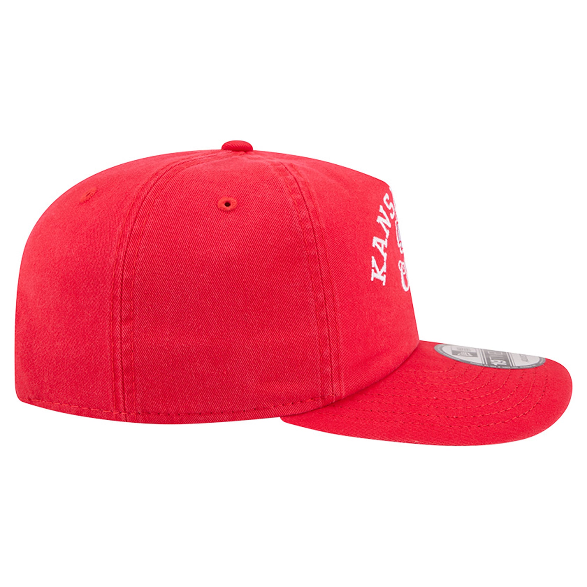Casquette ajustable New Era rouge Kansas City Chiefs Stacked 19TWENTY pour homme