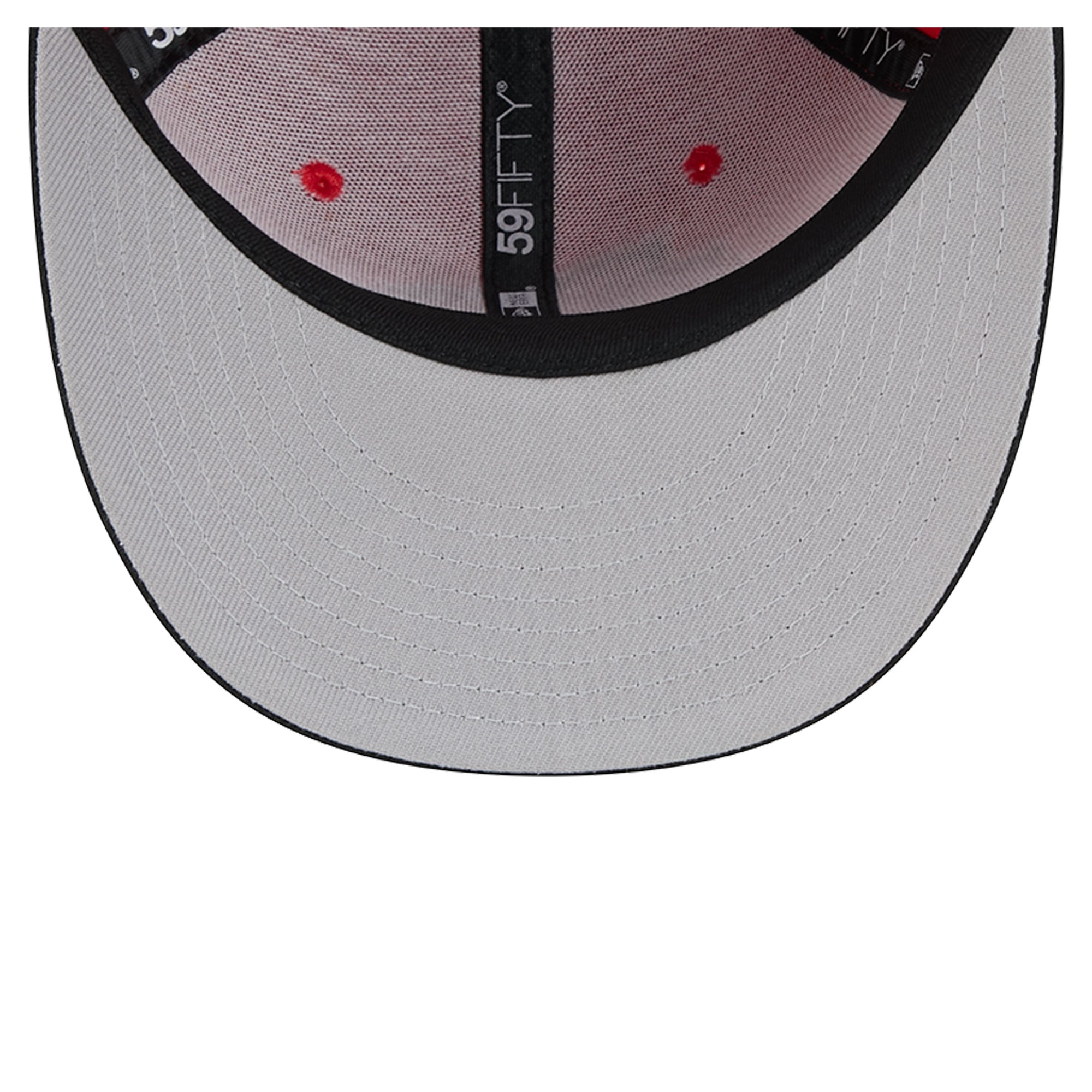 Men's New Era Red/Black Kansas City Chiefs Pixel Curved 59FIFTY Fitted Hat