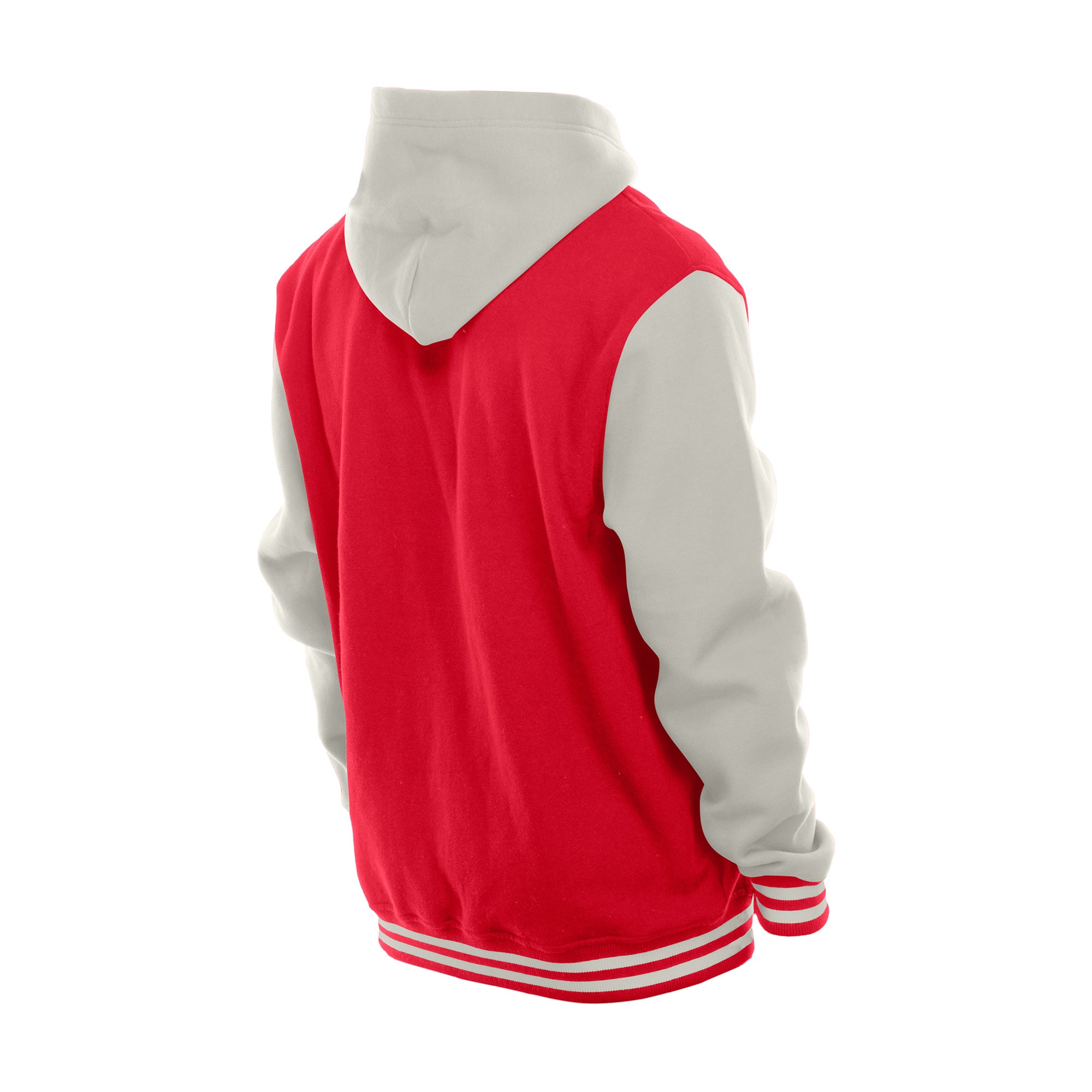 Veste polaire à capuche New Era rouge/grise Kansas City Chiefs pour homme