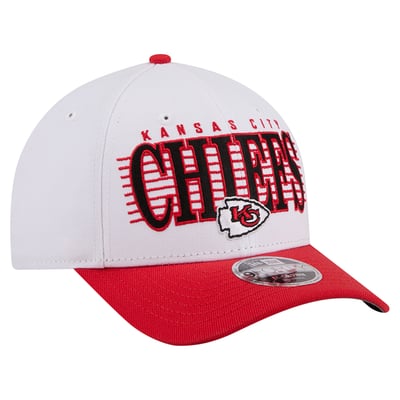 Kansas City Chiefs New Era Loyal 9FORTY M-Crown Adjustable Hat - White/Red
