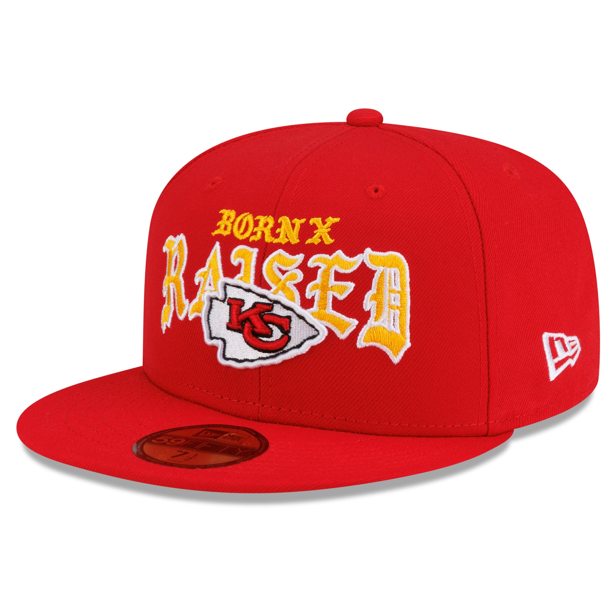Casquette ajustée New Era x Born Raised rouge Kansas City Chiefs 59FIFTY pour homme