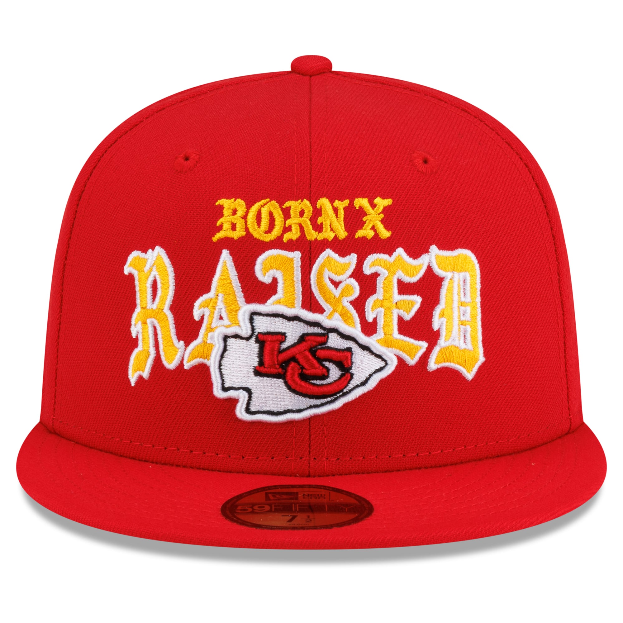 Casquette ajustée New Era x Born Raised rouge Kansas City Chiefs 59FIFTY pour homme
