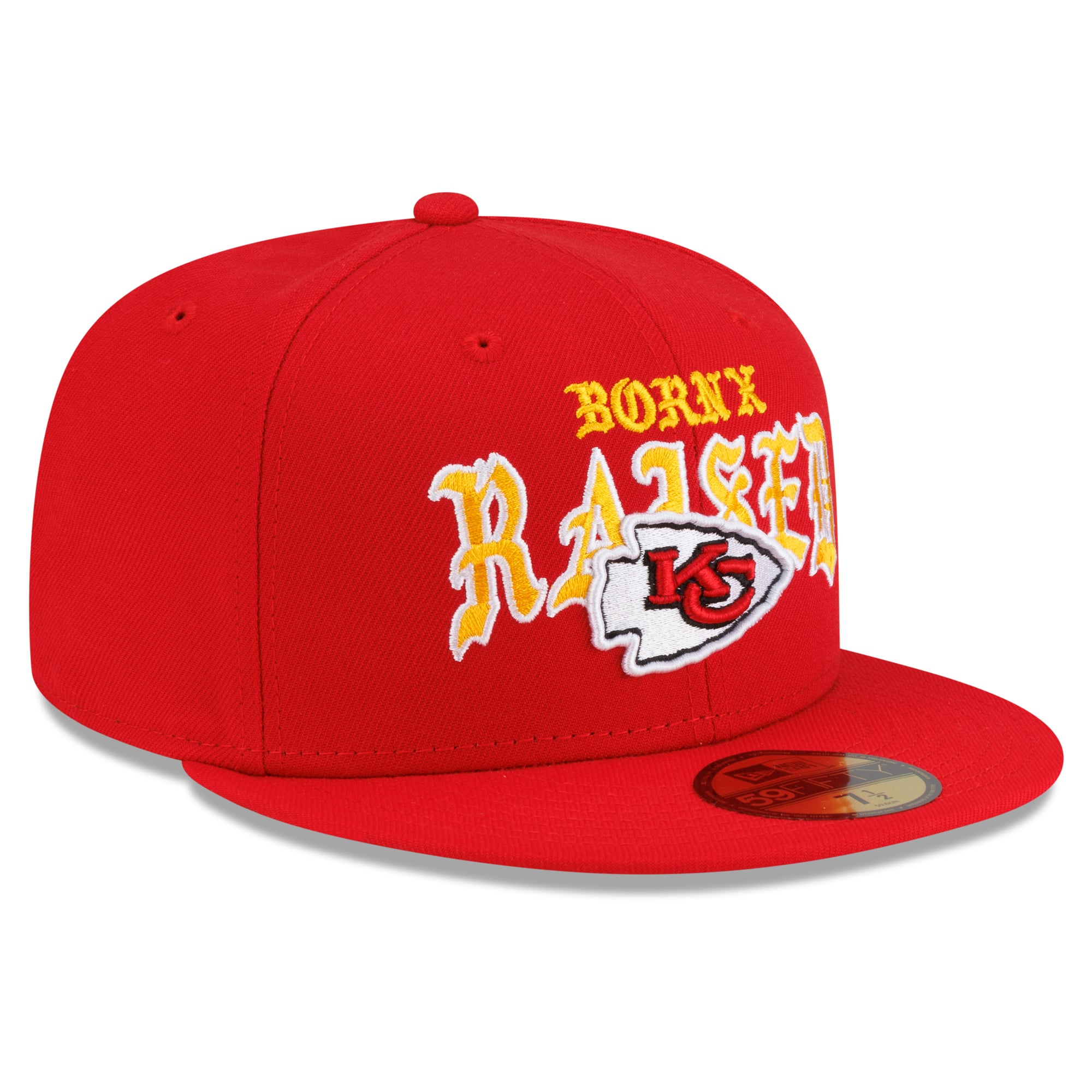 Casquette ajustée New Era x Born Raised rouge Kansas City Chiefs 59FIFTY pour homme