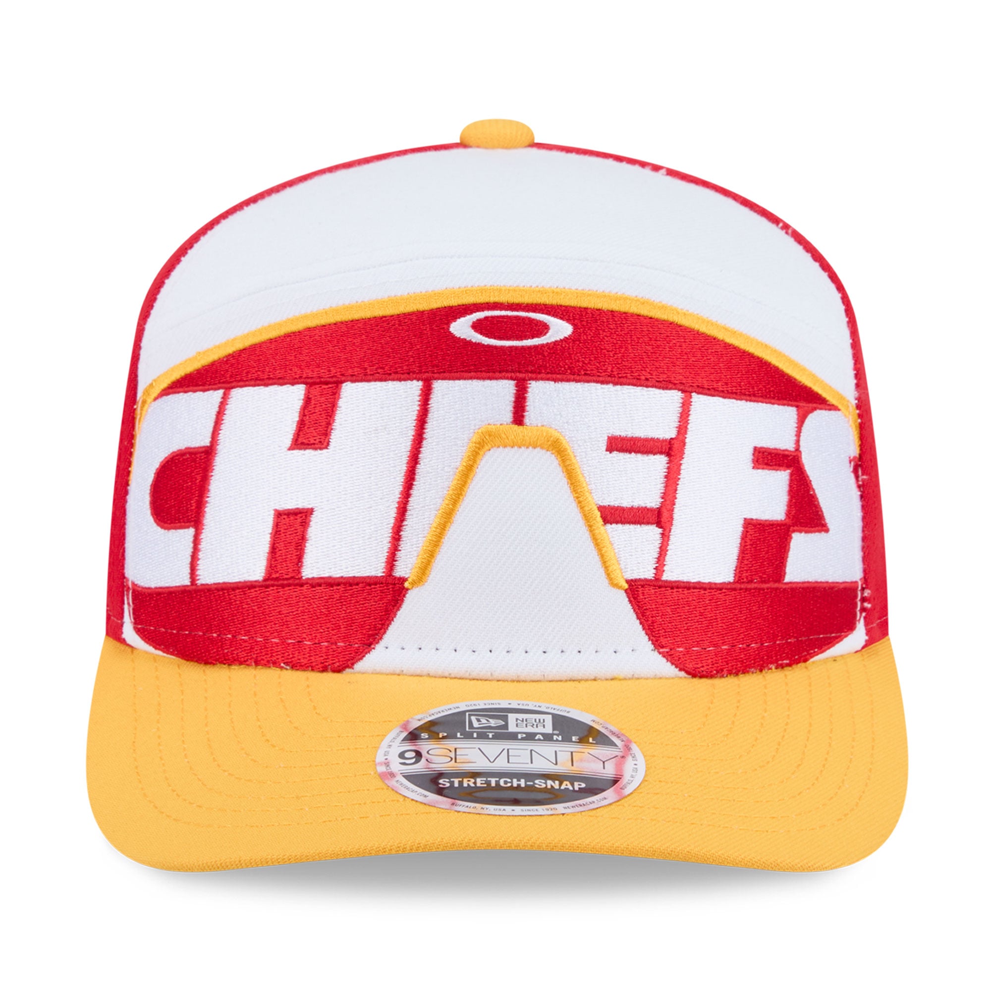 Casquette ajustable New Era x Oakley rouge Kansas City Chiefs 9SEVENTY pour homme