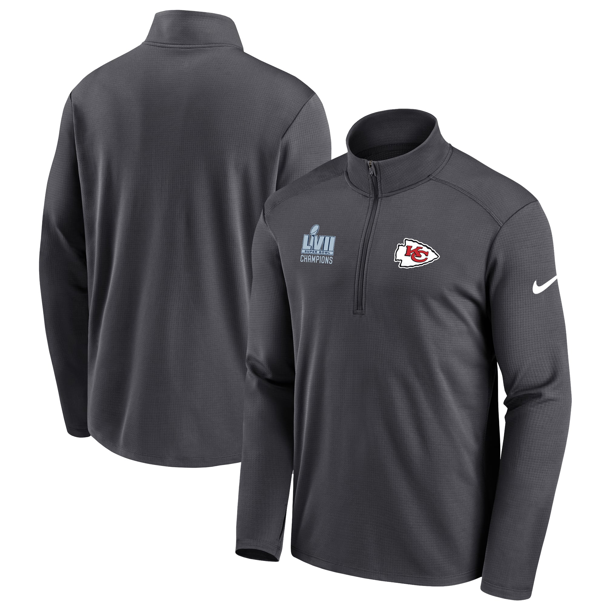 Men's Nike Anthracite Kansas City Chiefs Super Bowl LVII Champions