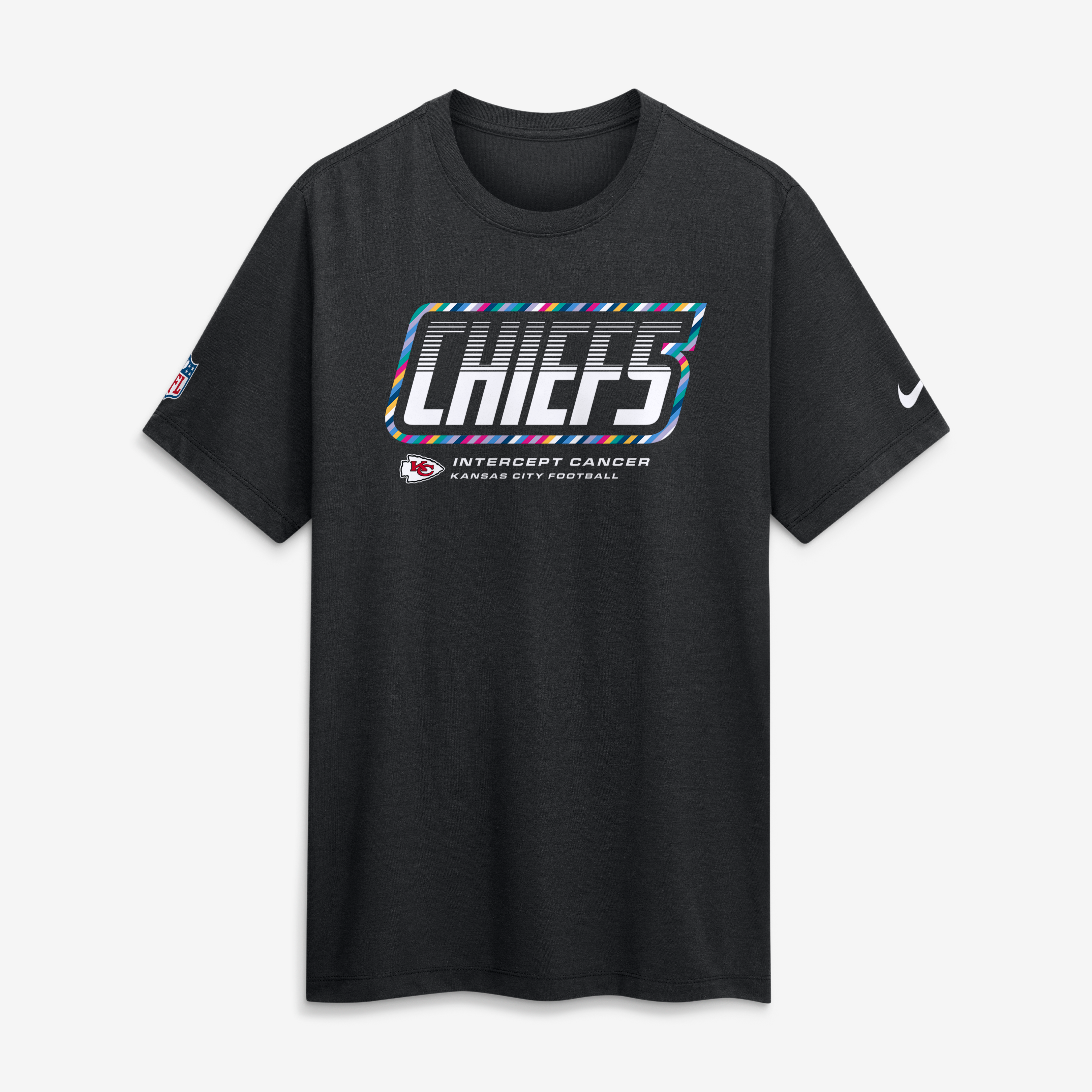 Men's Nike Black Kansas City Chiefs 2026 NFL Crucial Catch Big & Tall Tri-Blend Dri-FIT T-Shirt