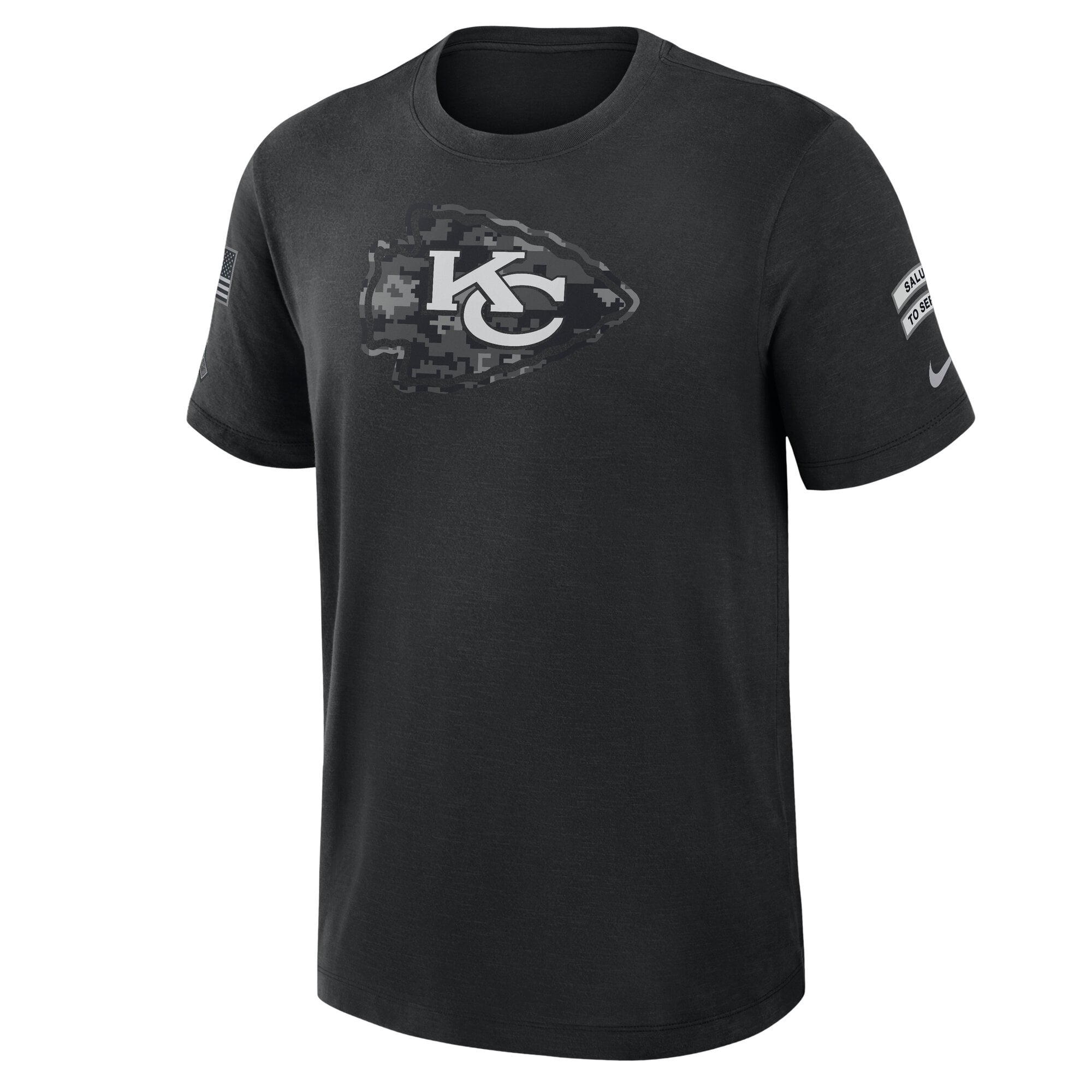 T-shirt Nike noir pour homme Kansas City Chiefs 2026 Salute to Service