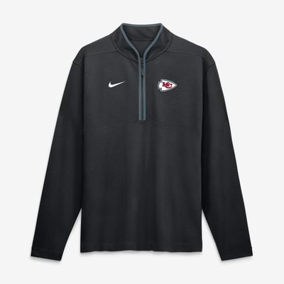  Kansas City Chiefs Nike Dri-FIT Victory Half-Zip Pullover - Black
