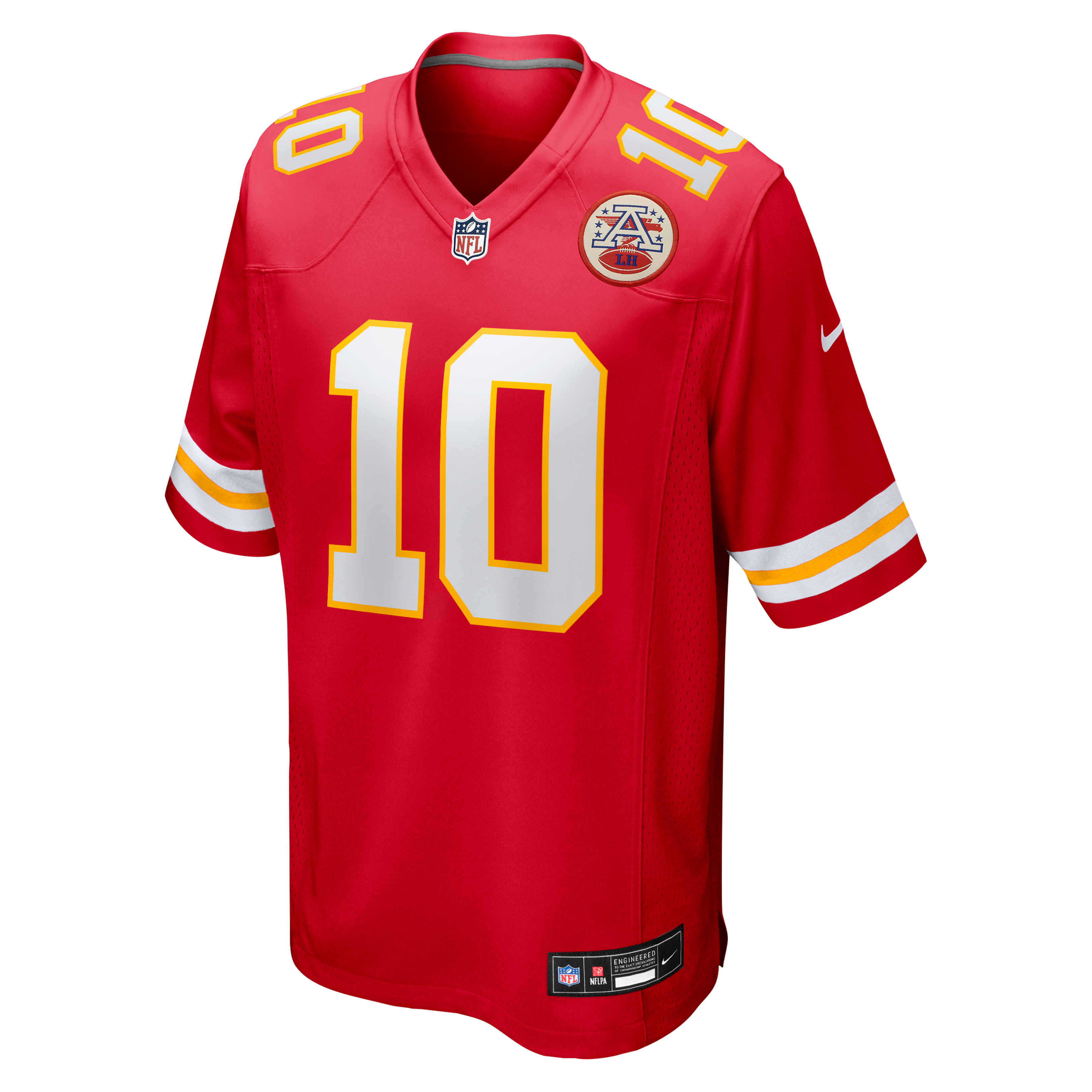 Maillot de match Nike Emmett Johnson rouge des Chiefs Kansas City pour homme