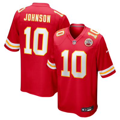 Emmett Johnson Kansas City Chiefs Nike Team Game Jersey - Red