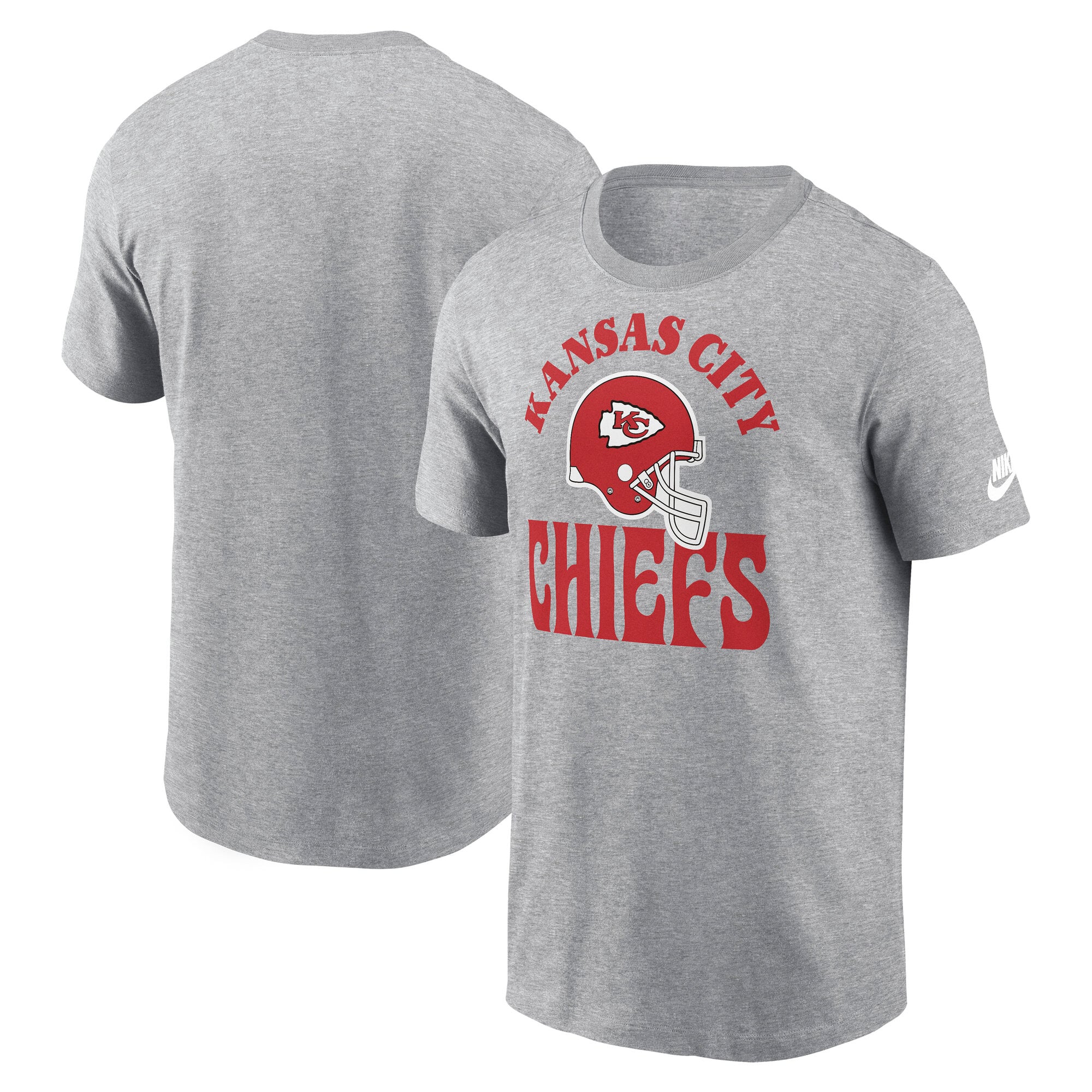 Men's Nike Gray Kansas City Chiefs Rewind Groove Essential T-Shirt