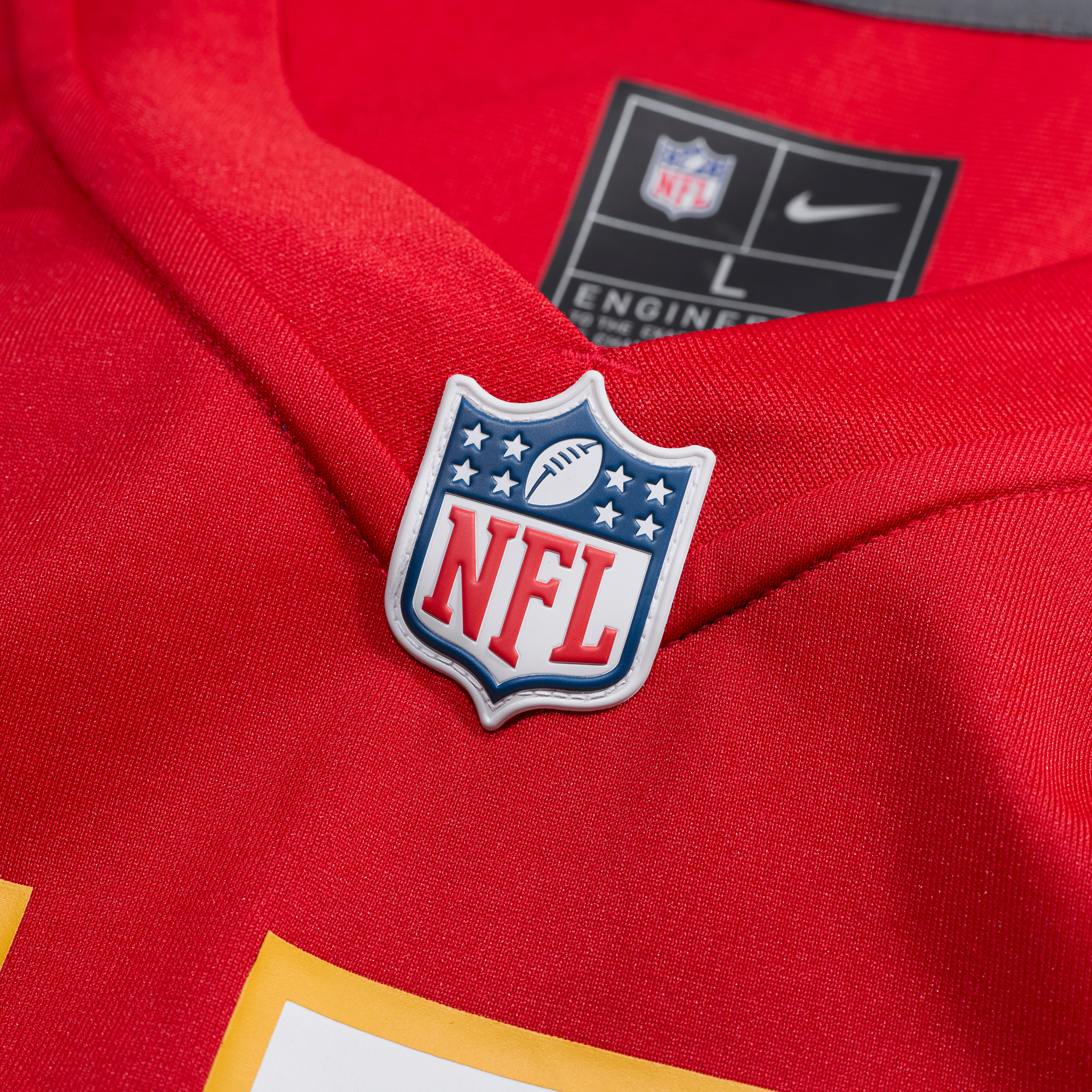 Men's Nike Justin Fields Red Kansas City Chiefs Game Jersey