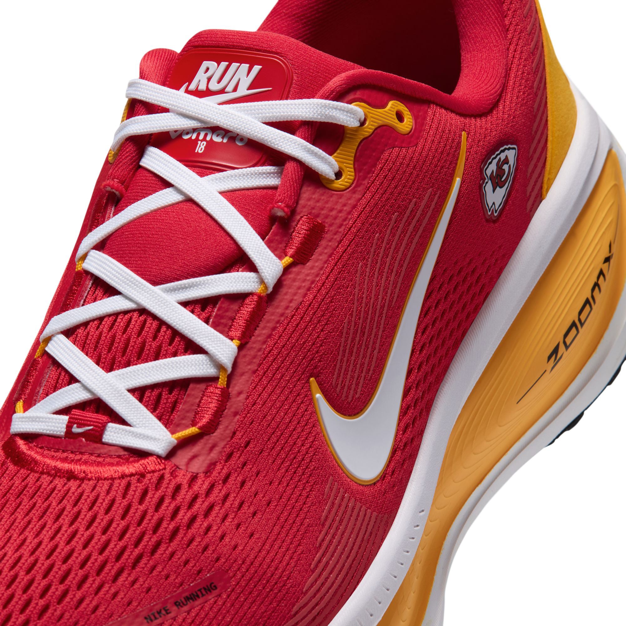 Men's Nike Kansas City Chiefs Vomero 18 Running Shoes
