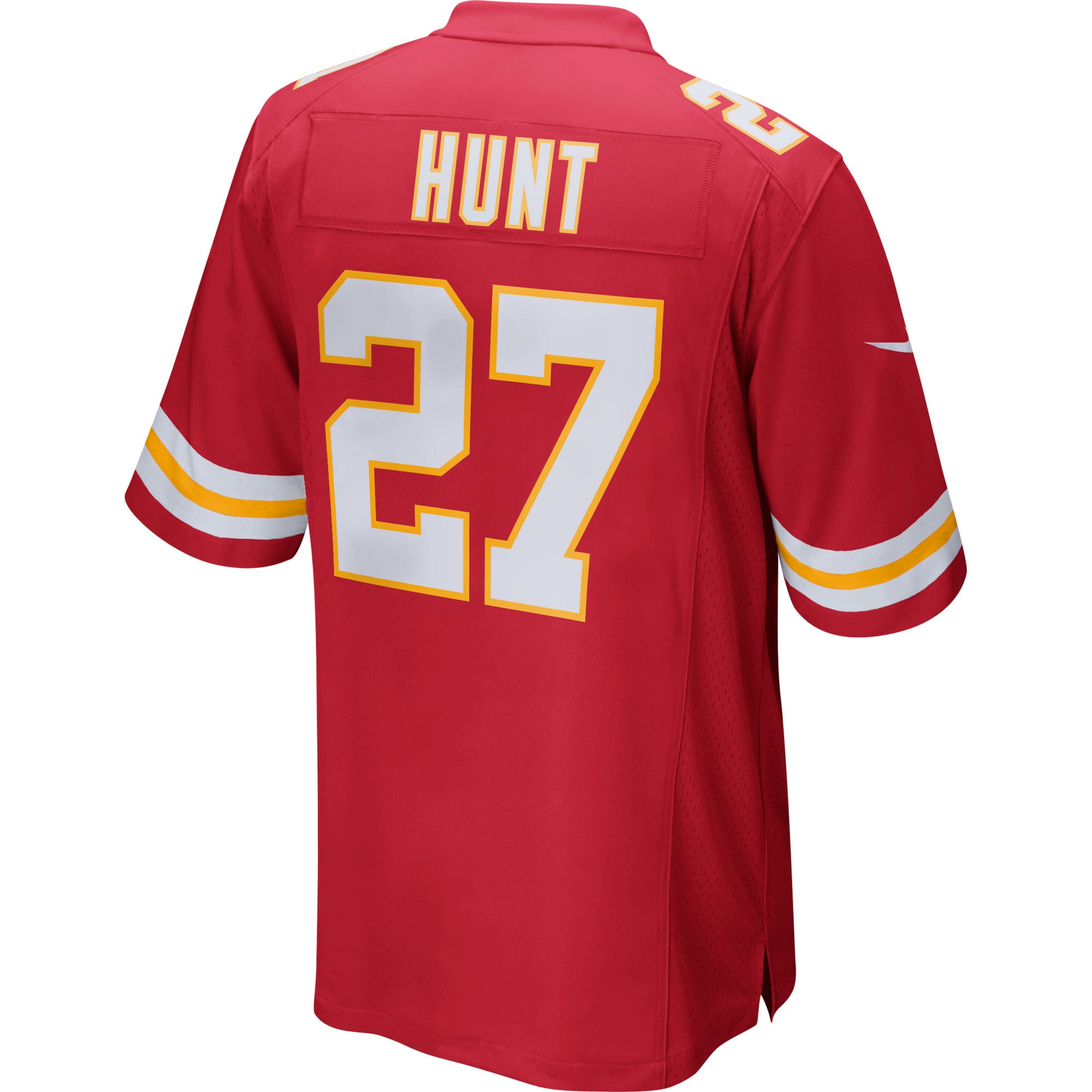 Men's Nike Kareem Hunt Red Kansas City Chiefs Game Jersey