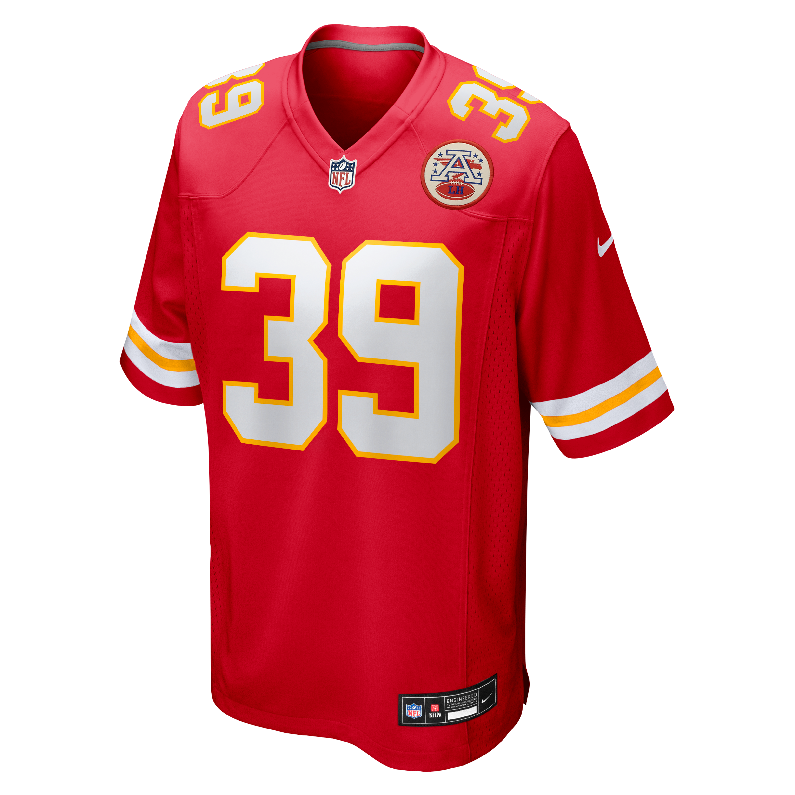 Men's Nike Melvin Smith Jr Red Kansas City Chiefs Team Game Jersey
