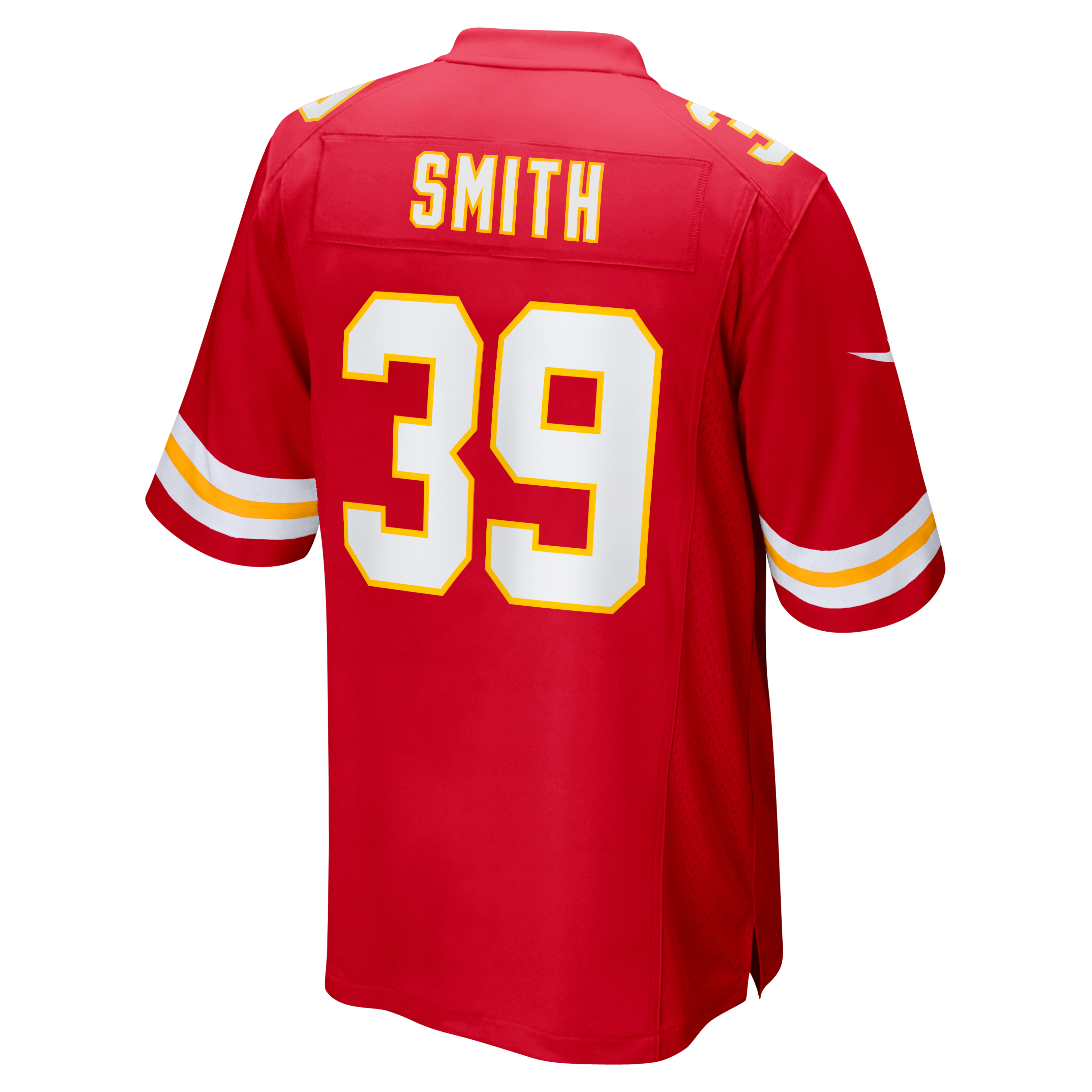 Men's Nike Melvin Smith Jr Red Kansas City Chiefs Team Game Jersey