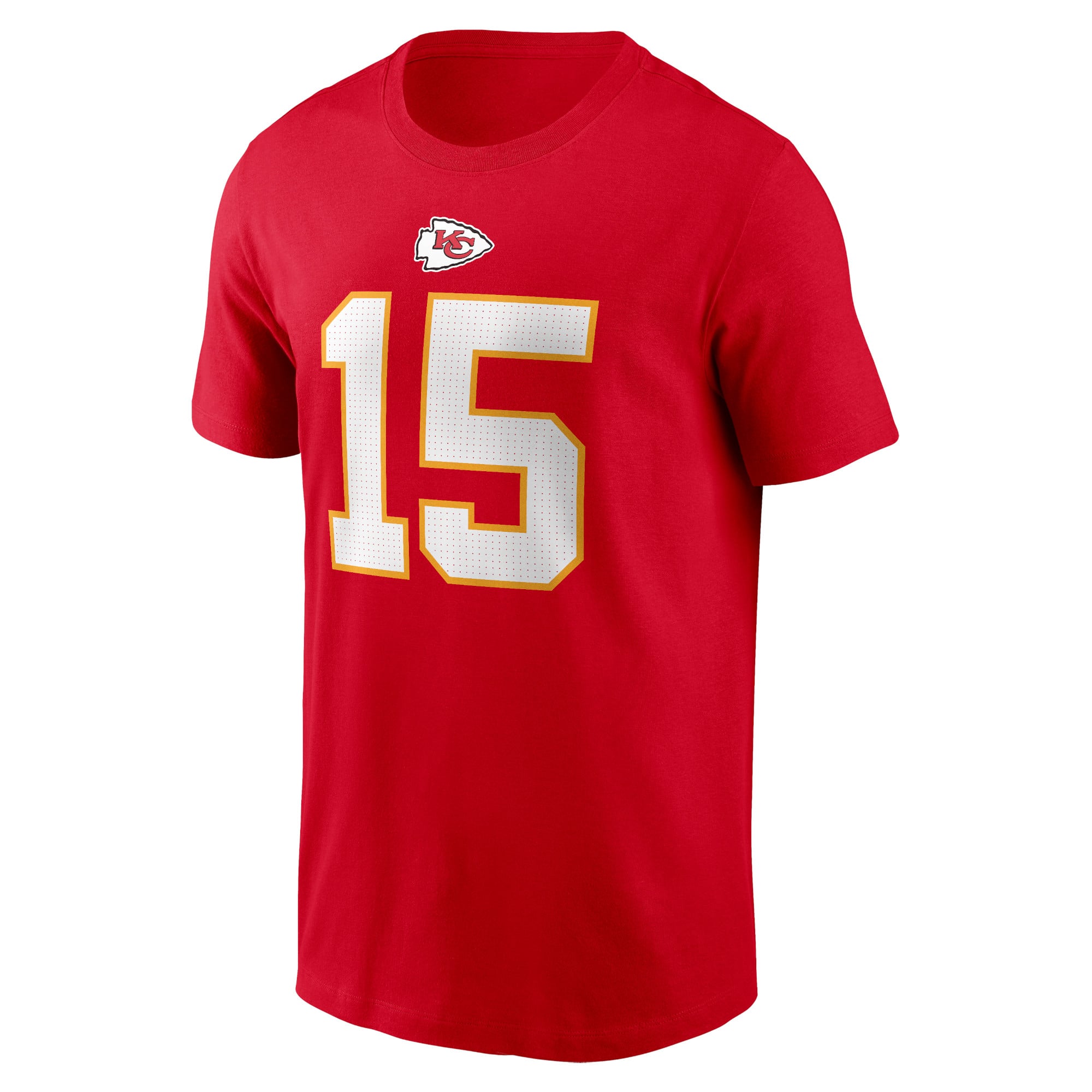 T-shirt Nike pour homme, Patrick Mahomes rouge, Kansas City Chiefs, avec nom et numéro