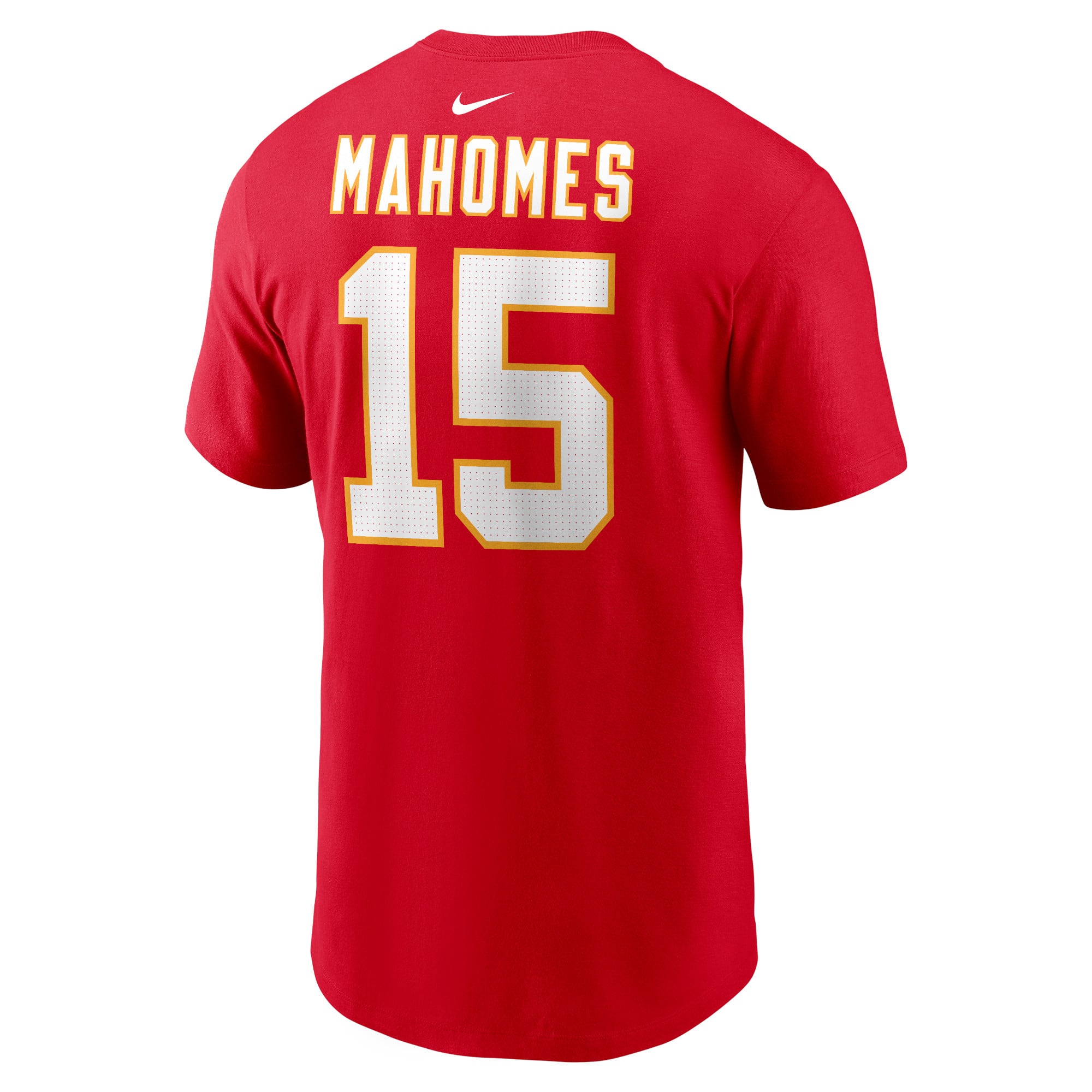 T-shirt Nike pour homme, Patrick Mahomes rouge, Kansas City Chiefs, avec nom et numéro