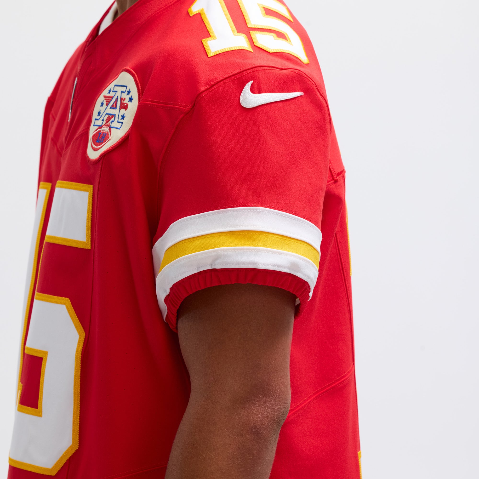 Men's Nike Patrick Mahomes Red Kansas City Chiefs Team Vapor F.U.S.E. Elite Jersey
