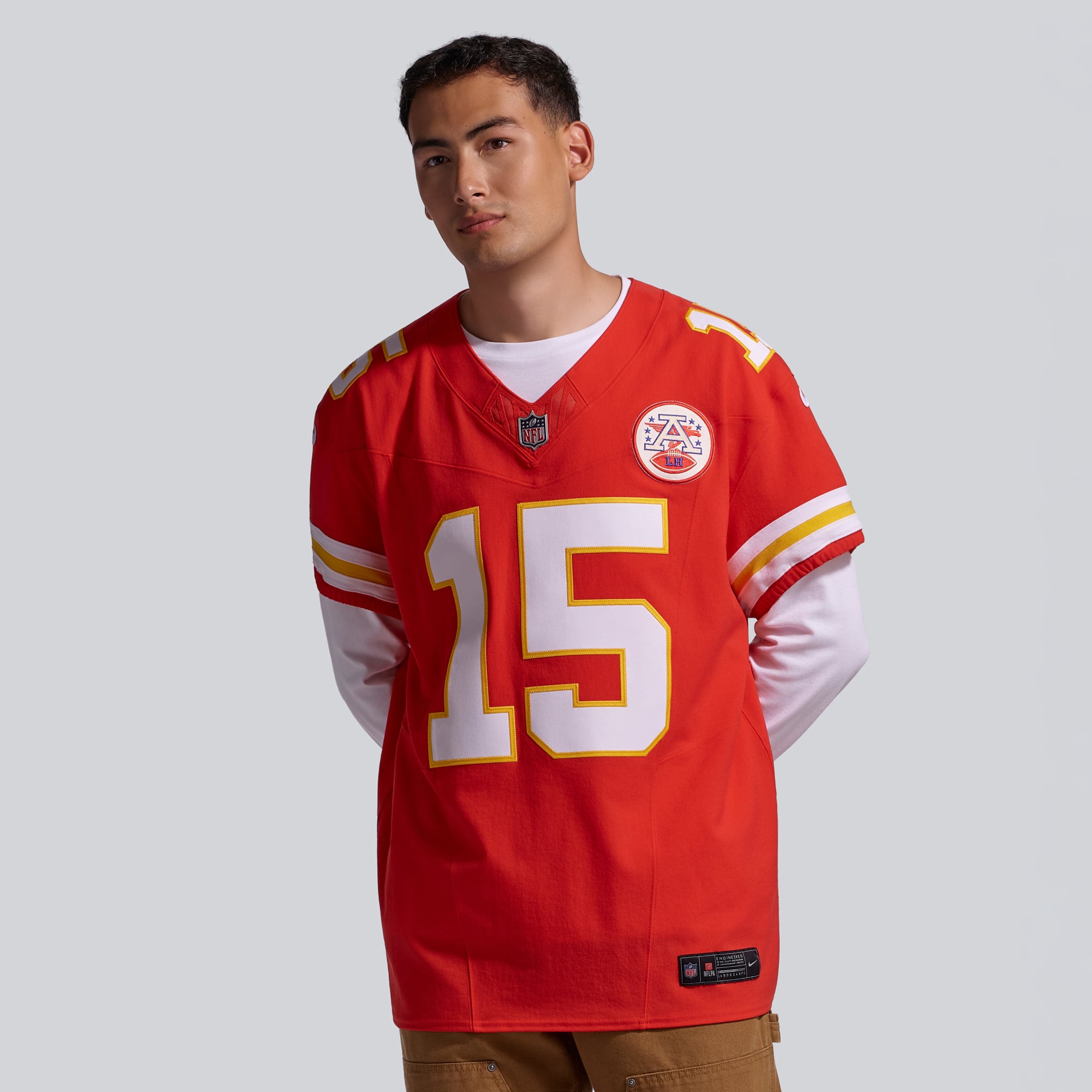 Men's Nike Patrick Mahomes Red Kansas City Chiefs Team Vapor F.U.S.E. Elite Jersey