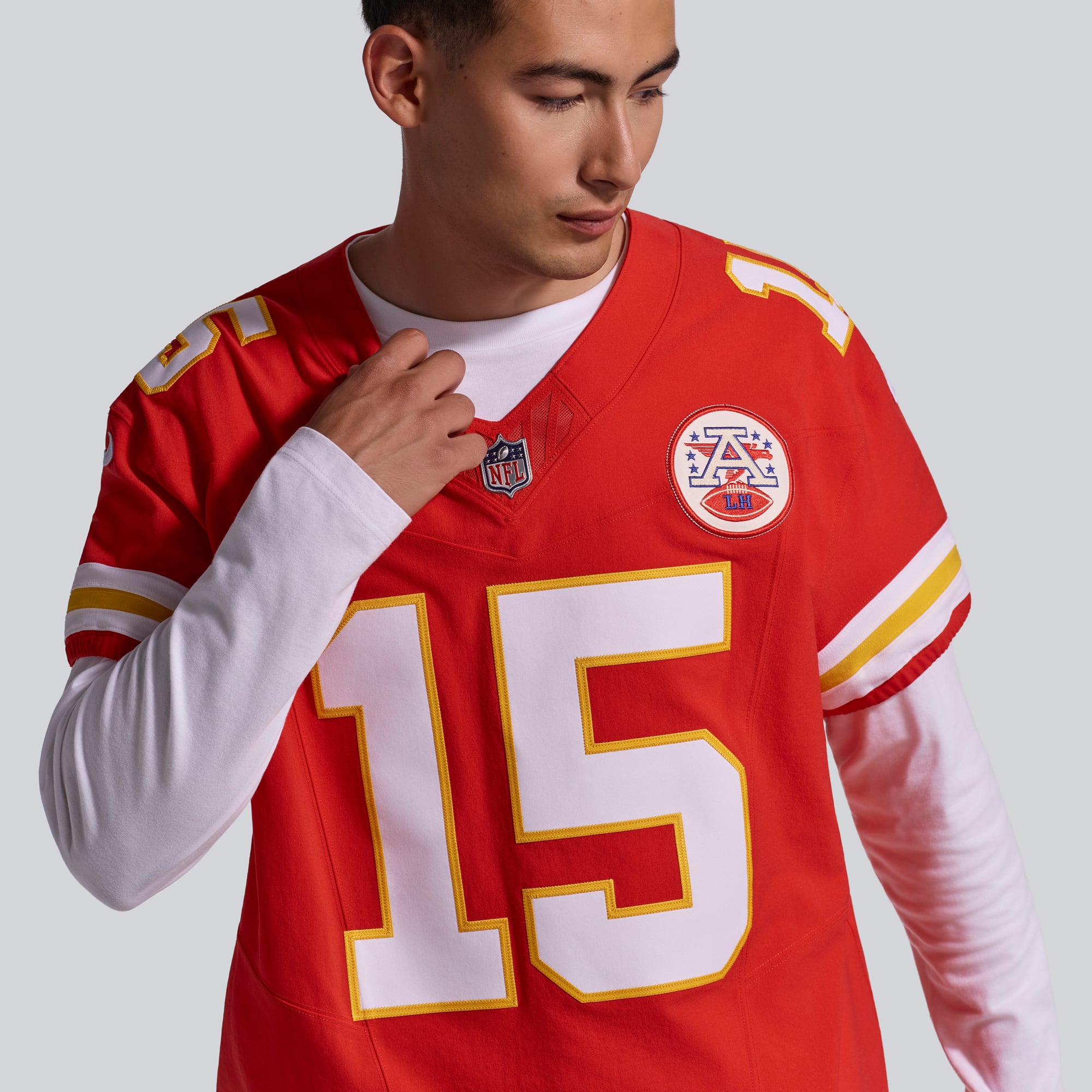 Men's Nike Patrick Mahomes Red Kansas City Chiefs Team Vapor F.U.S.E. Elite Jersey