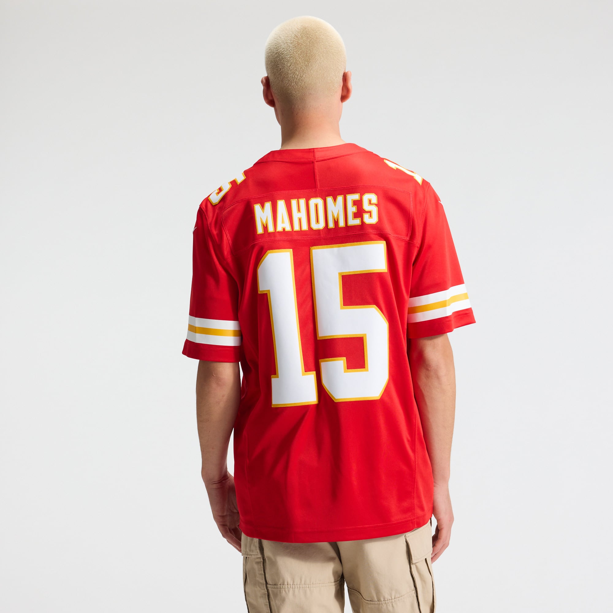 Maillot Nike Patrick Mahomes rouge Kansas City Chiefs Team Vapor F.U.S.E. Stitched Limited pour homme