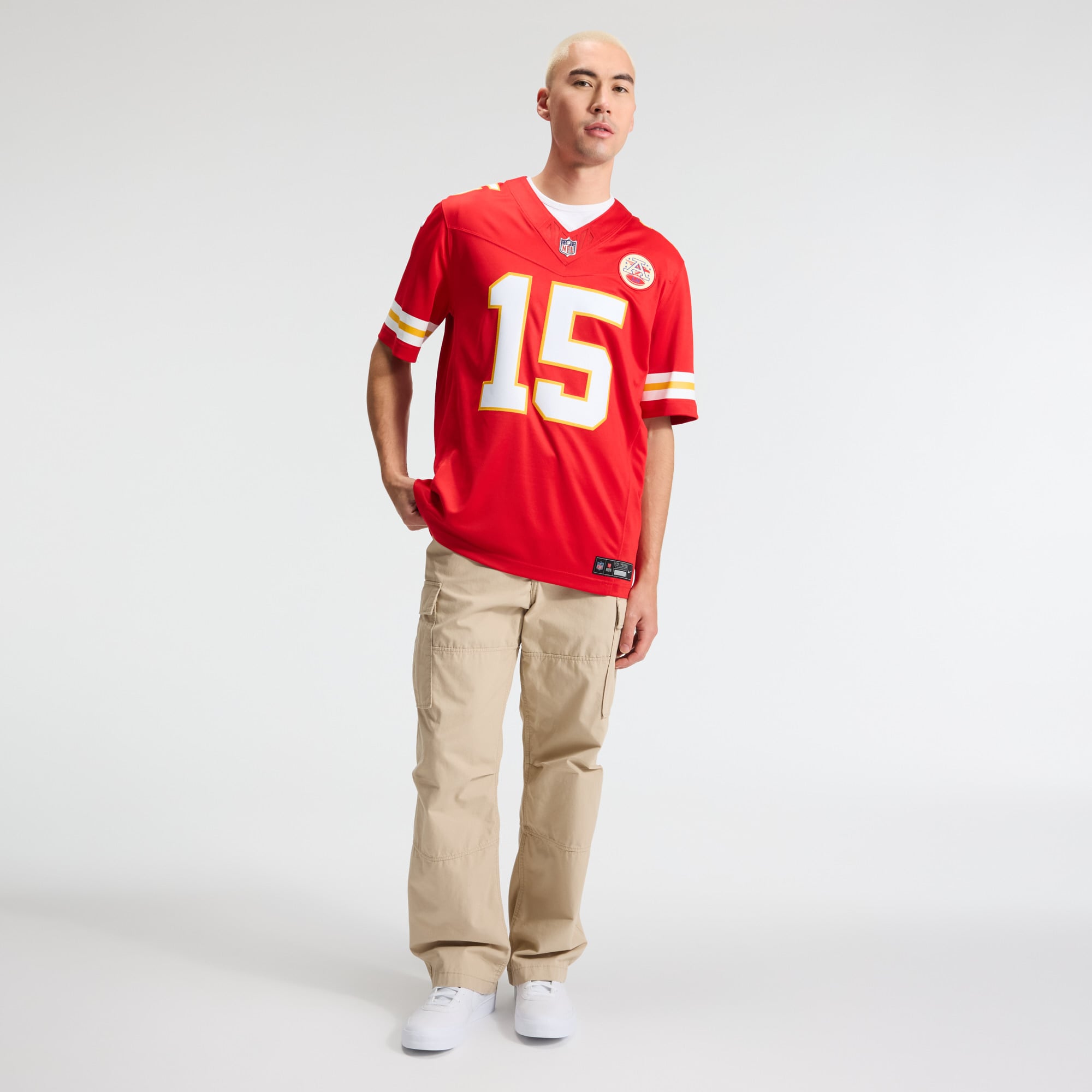 Maillot Nike Patrick Mahomes rouge Kansas City Chiefs Team Vapor F.U.S.E. Stitched Limited pour homme