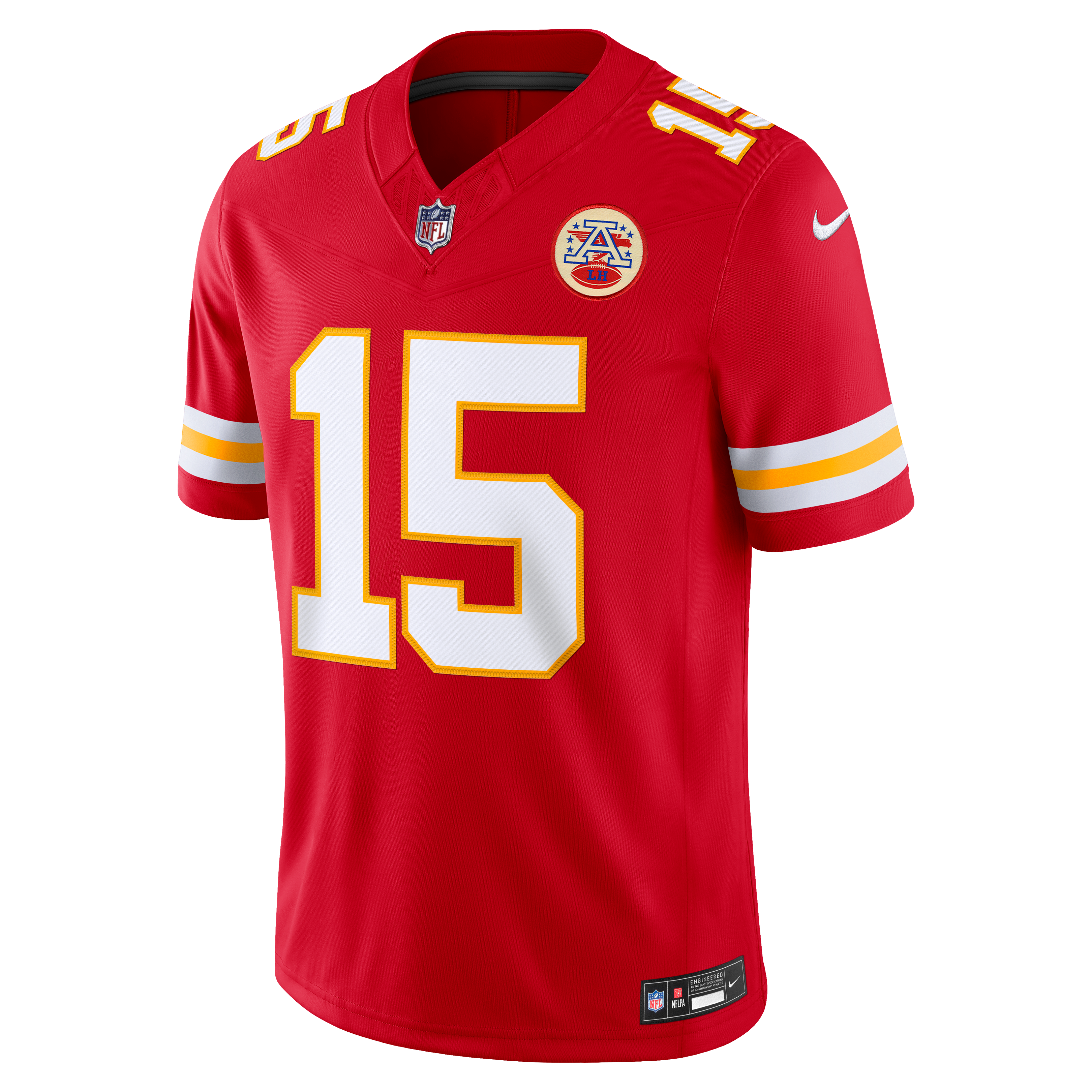 Maillot Nike Patrick Mahomes rouge Kansas City Chiefs Team Vapor F.U.S.E. Stitched Limited pour homme