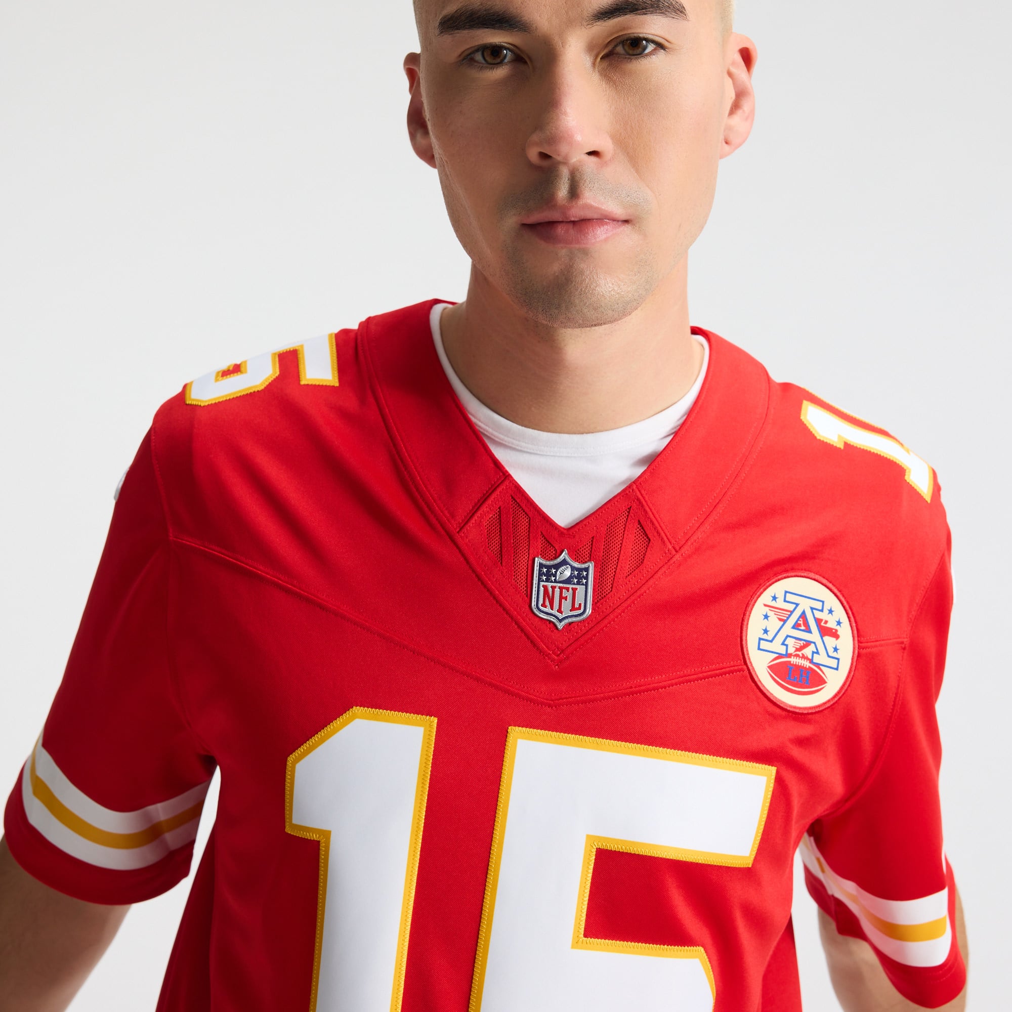 Maillot Nike Patrick Mahomes rouge Kansas City Chiefs Team Vapor F.U.S.E. Stitched Limited pour homme