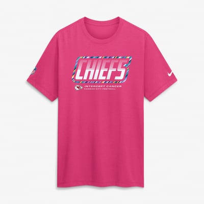 Kansas City Chiefs Nike 2026 NFL Crucial Catch Tri-Blend Dri-FIT T-Shirt - Pink