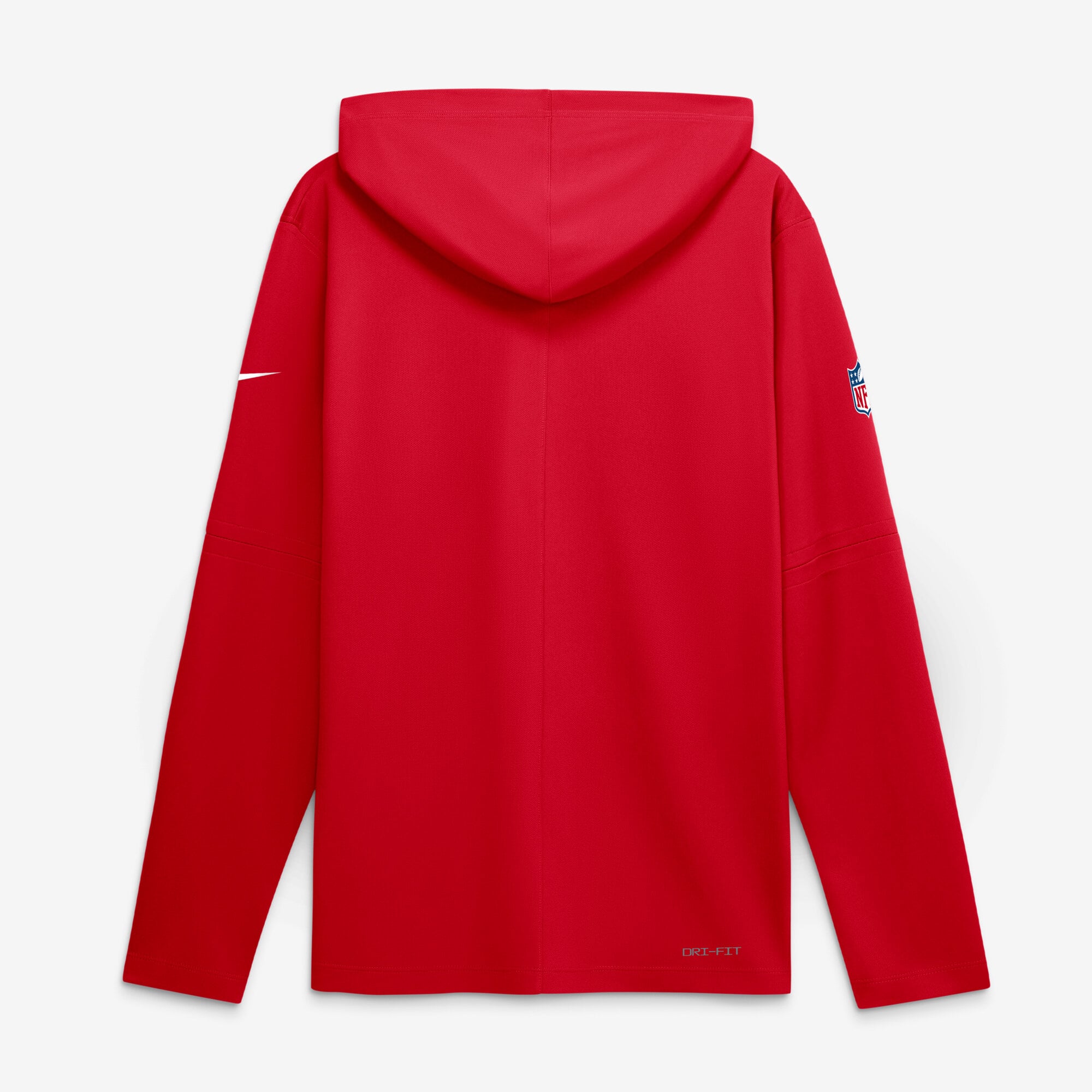 Men's Nike Red Kansas City Chiefs Big & Tall Sideline Game On Lightweight Hooded Long Sleeve Dri-FIT Top