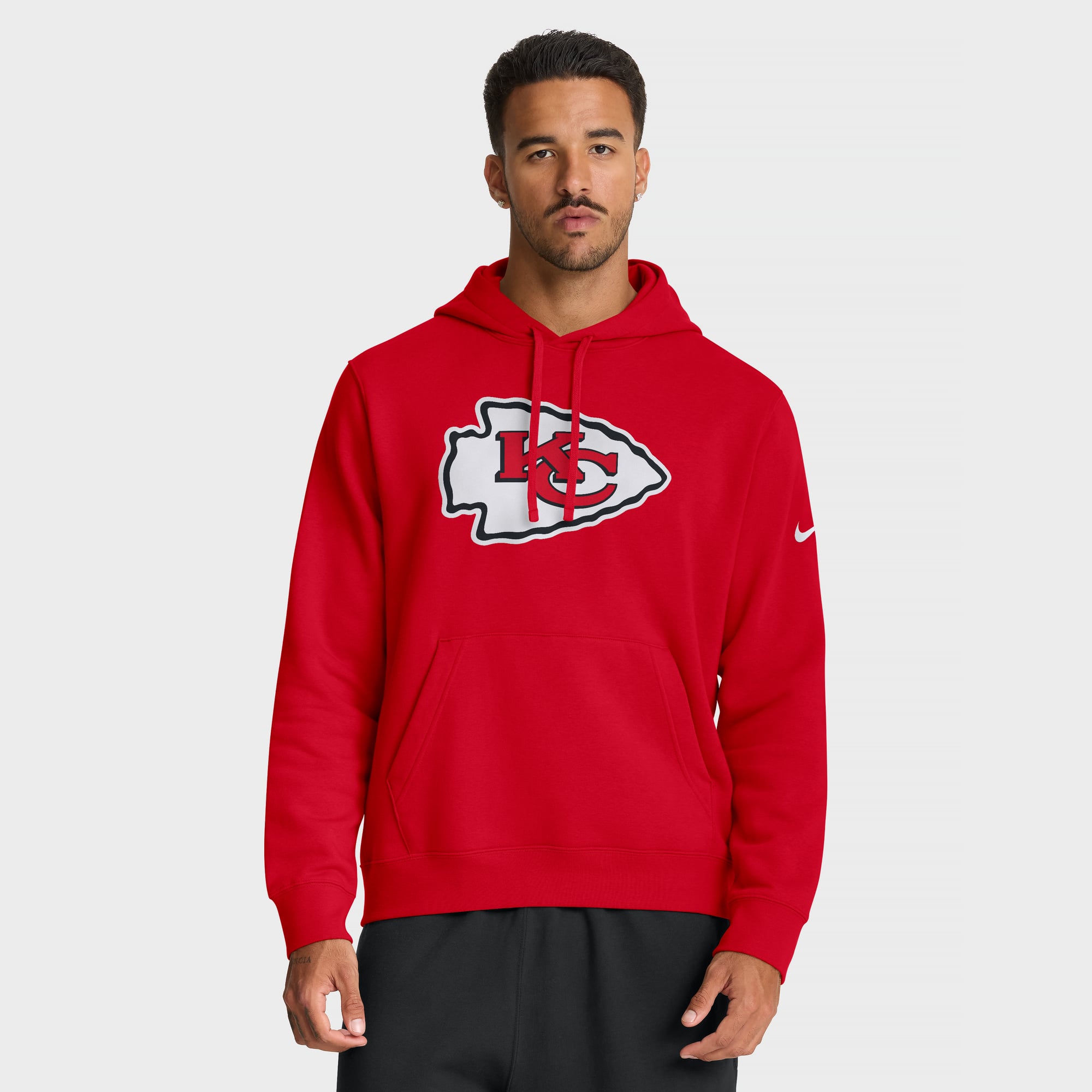 Sweat à capuche Nike rouge Kansas City Chiefs Club Fleece pour homme