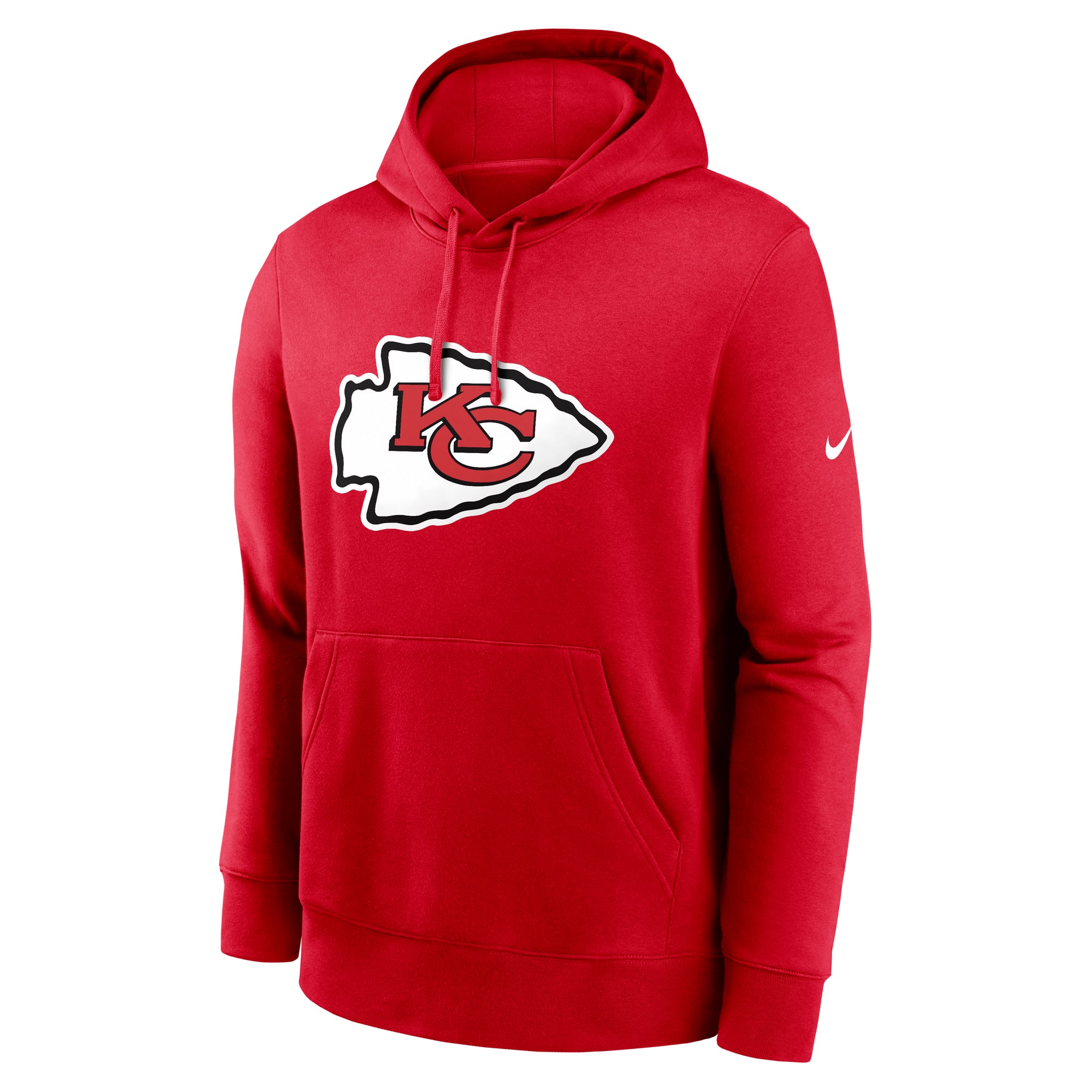 Sweat à capuche Nike rouge Kansas City Chiefs Club Fleece pour homme