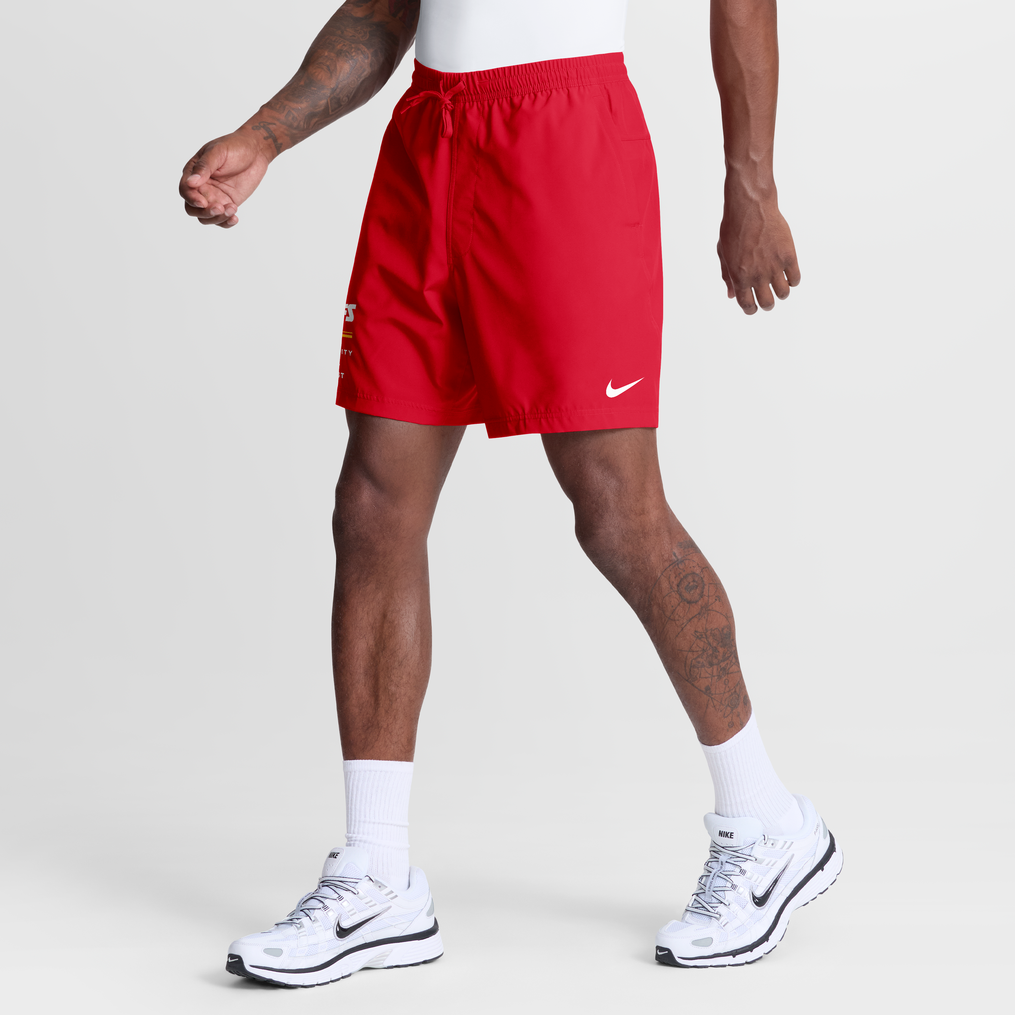 Men's Nike Red Kansas City Chiefs Form Dri-FIT Shorts