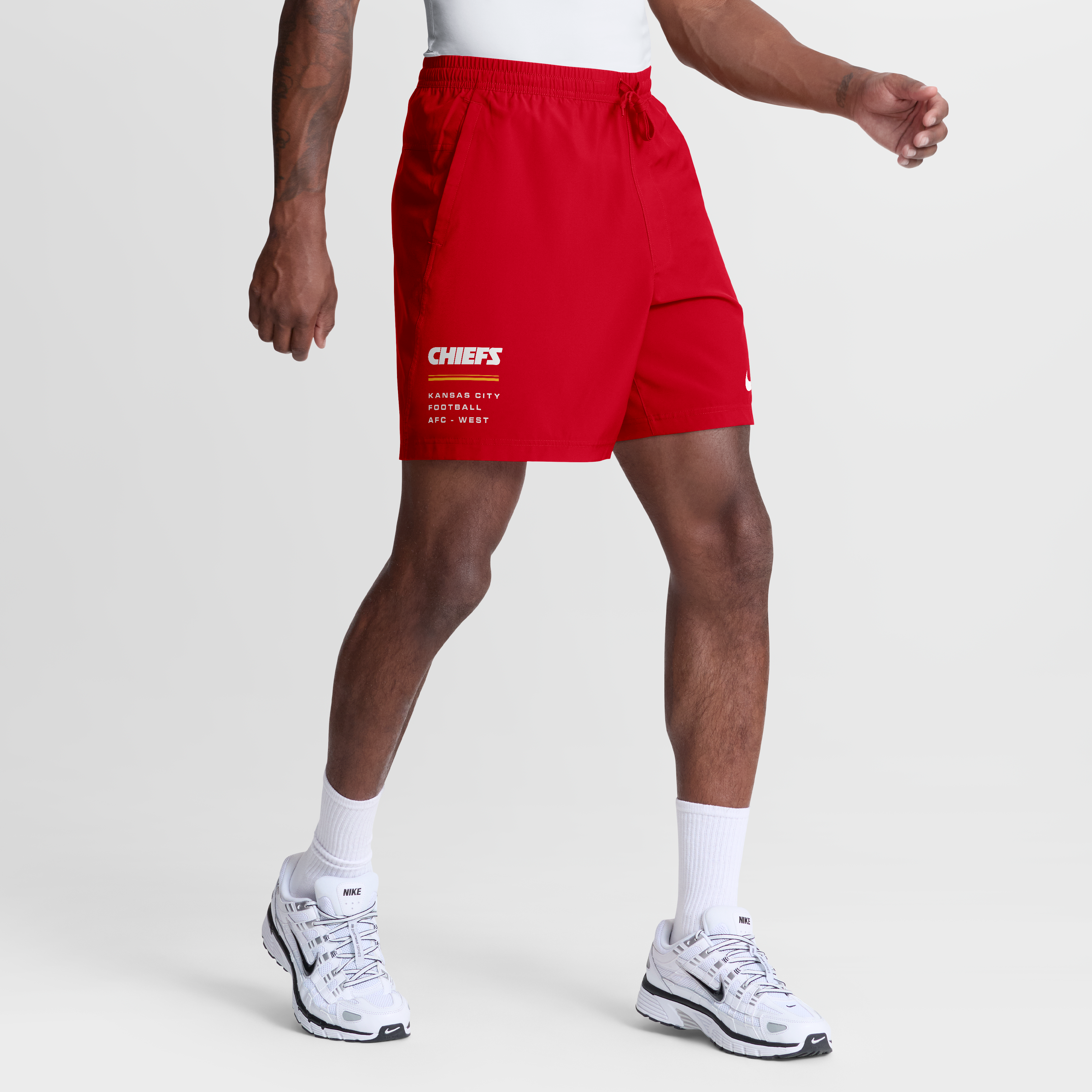 Men's Nike Red Kansas City Chiefs Form Dri-FIT Shorts