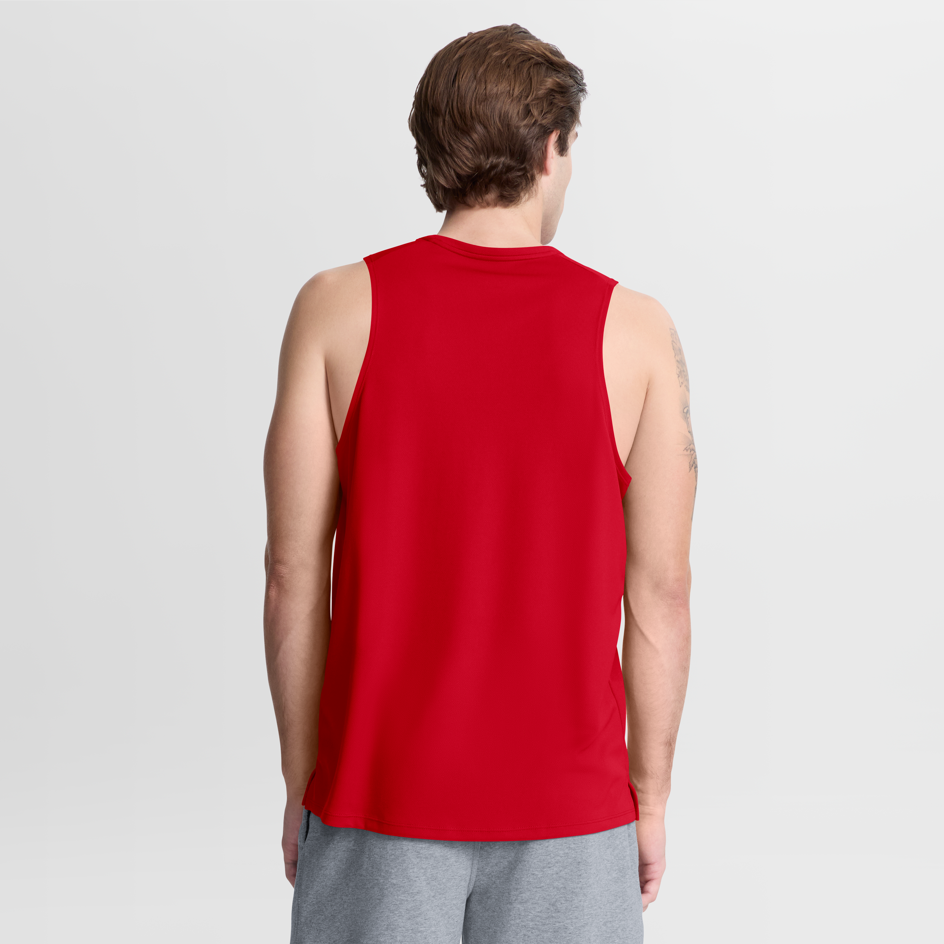Men's Nike Red Kansas City Chiefs Kickoff Miler Dri-FIT Tank​ Top