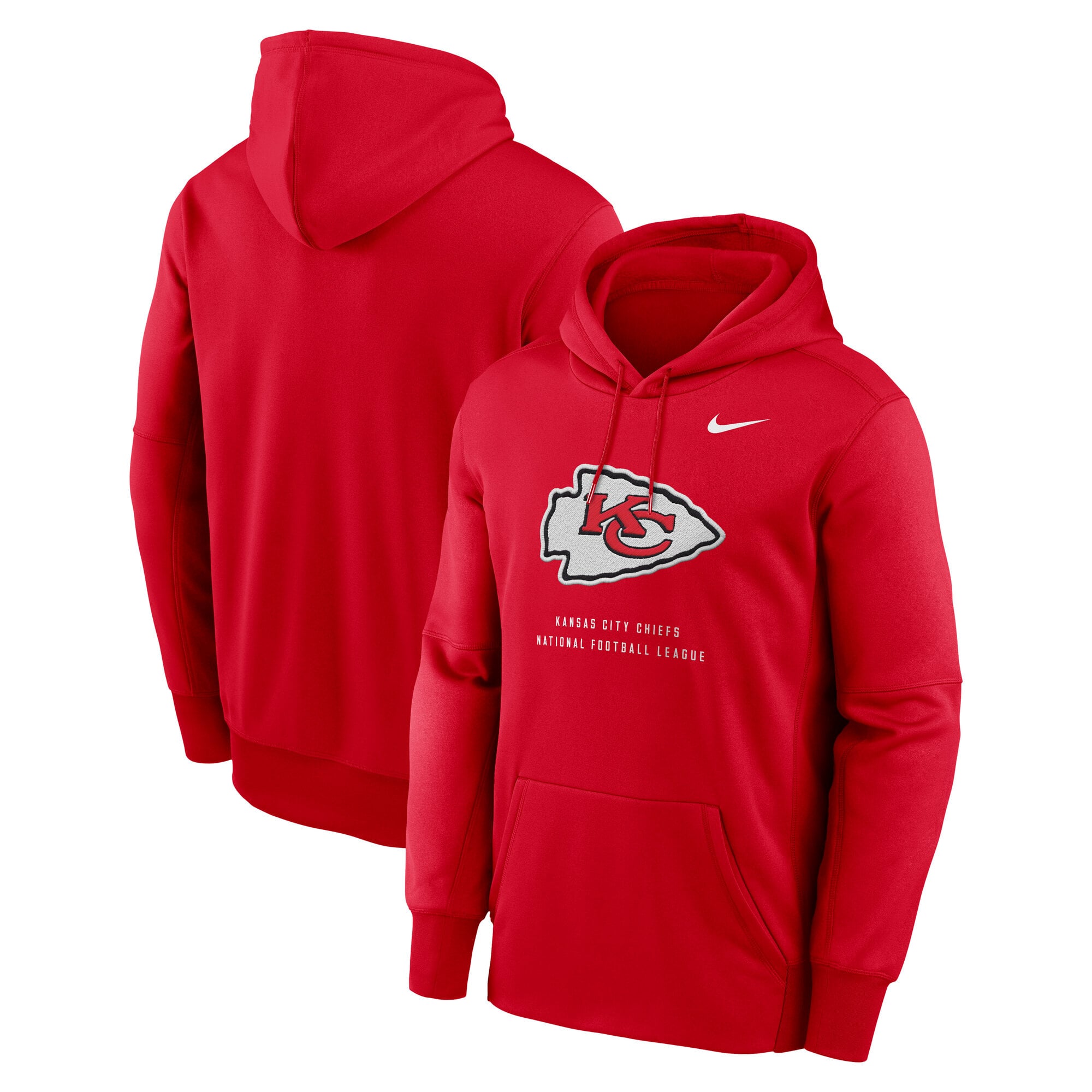 Men's Nike Red Kansas City Chiefs Primetime Therma-FIT Hoodie
