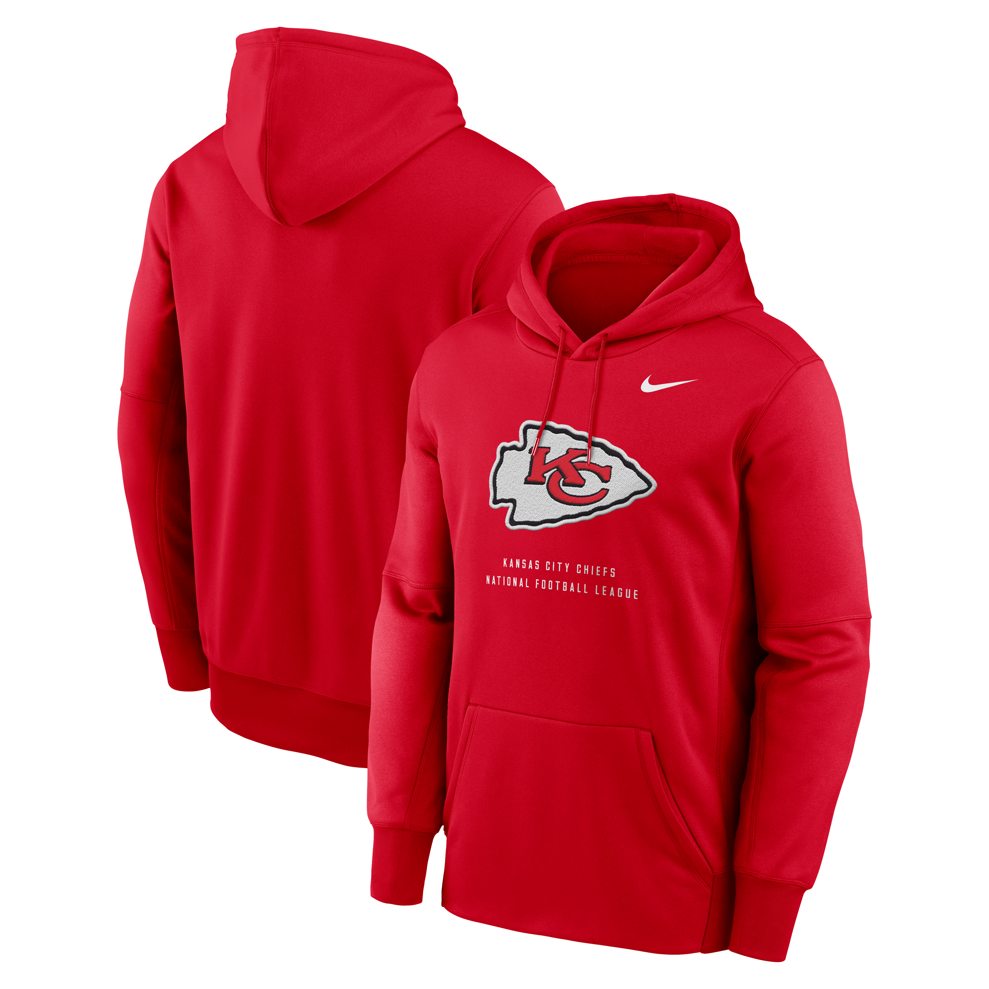 Men's Nike Red Kansas City Chiefs Primetime Therma-FIT Hoodie