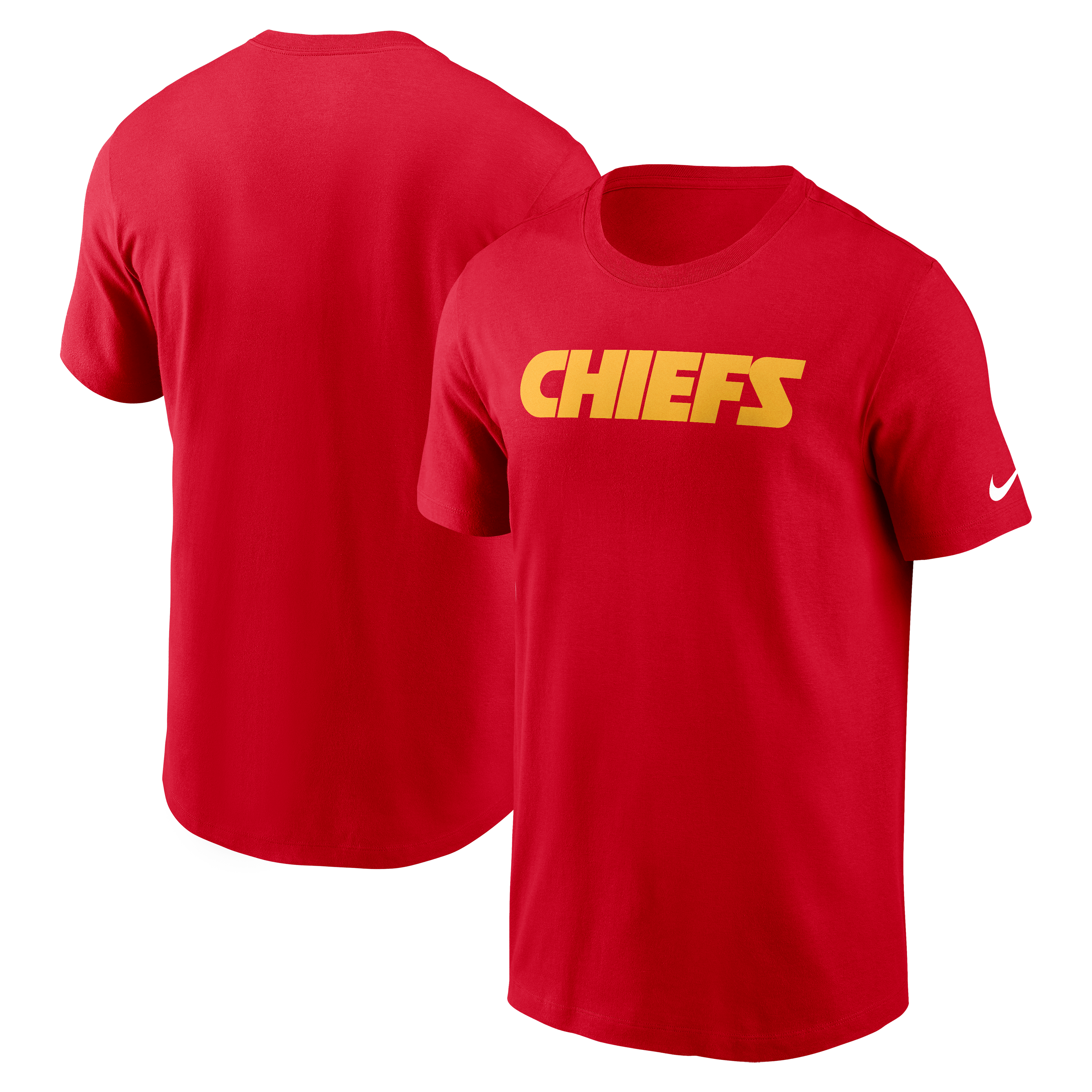 T-shirt essentiel Nike rouge Kansas City Chiefs Primetime Wordmark pour homme