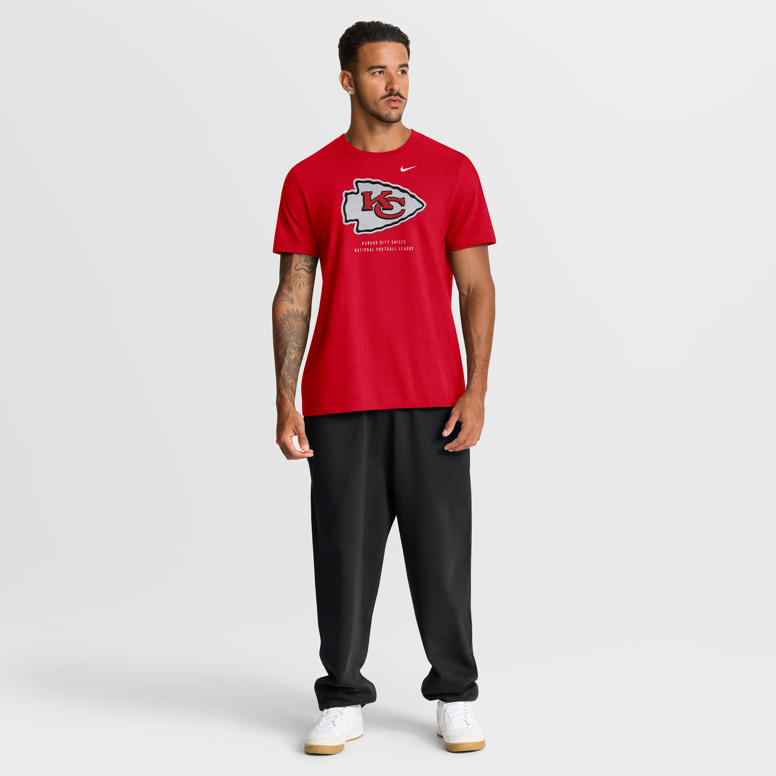 T-shirt Nike rouge Kansas City Chiefs pour homme