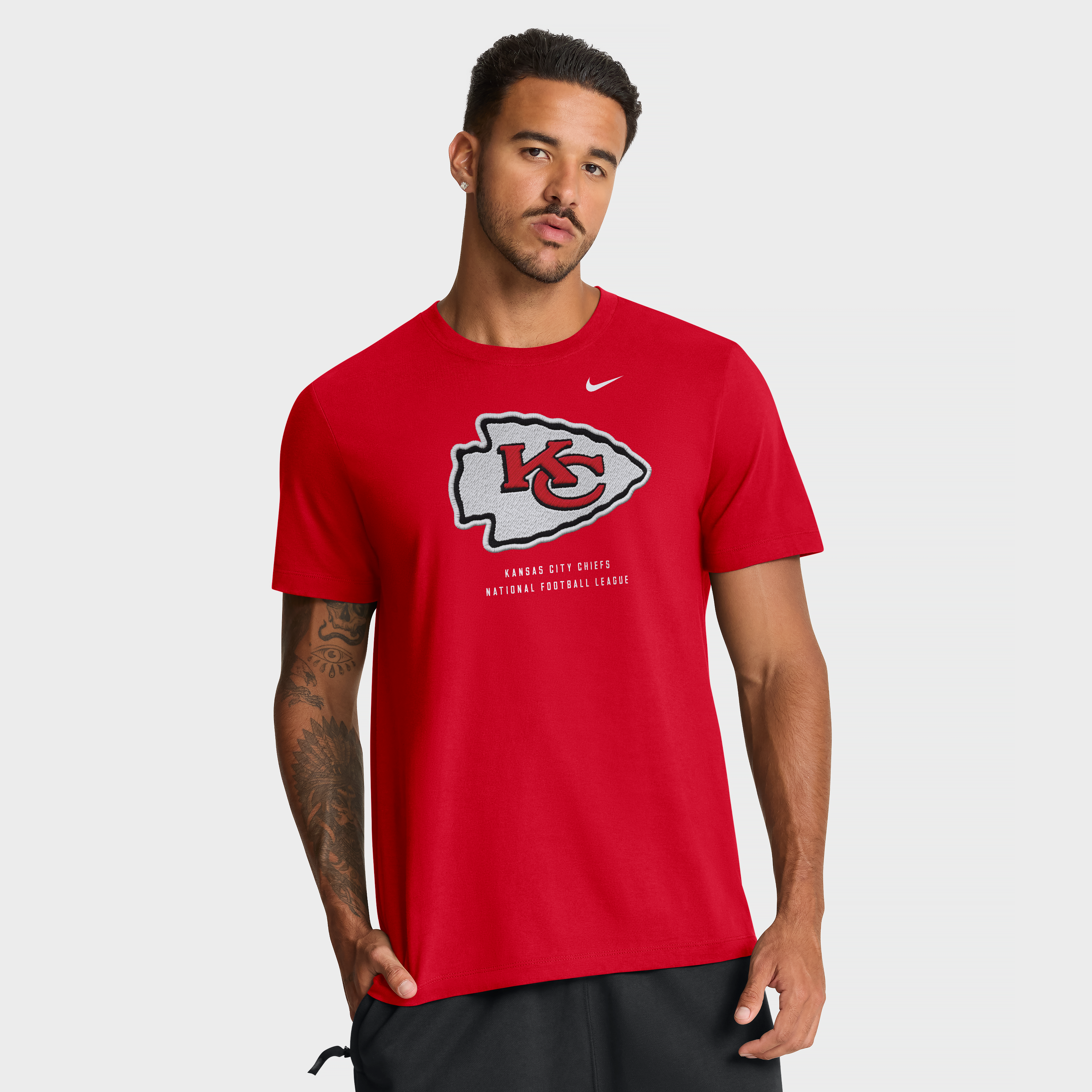 T-shirt Nike rouge Kansas City Chiefs pour homme