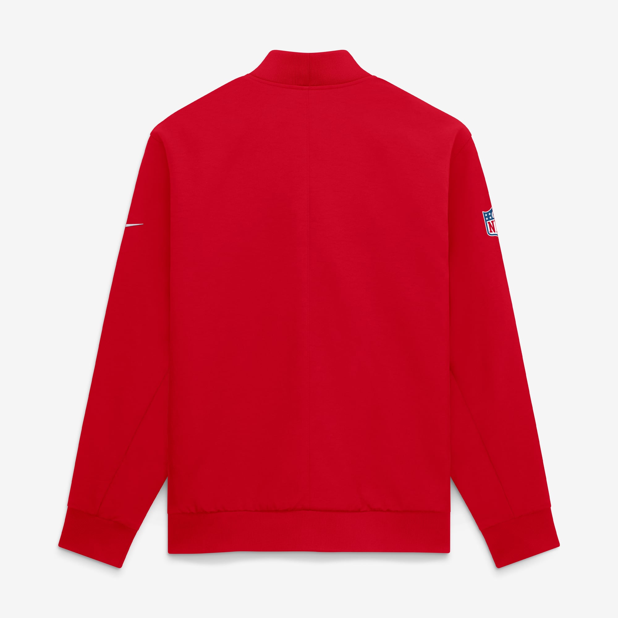 Men's Nike Red Kansas City Chiefs Sideline Powerful Blocking Full-Zip Dri-FIT Bomber Jacket