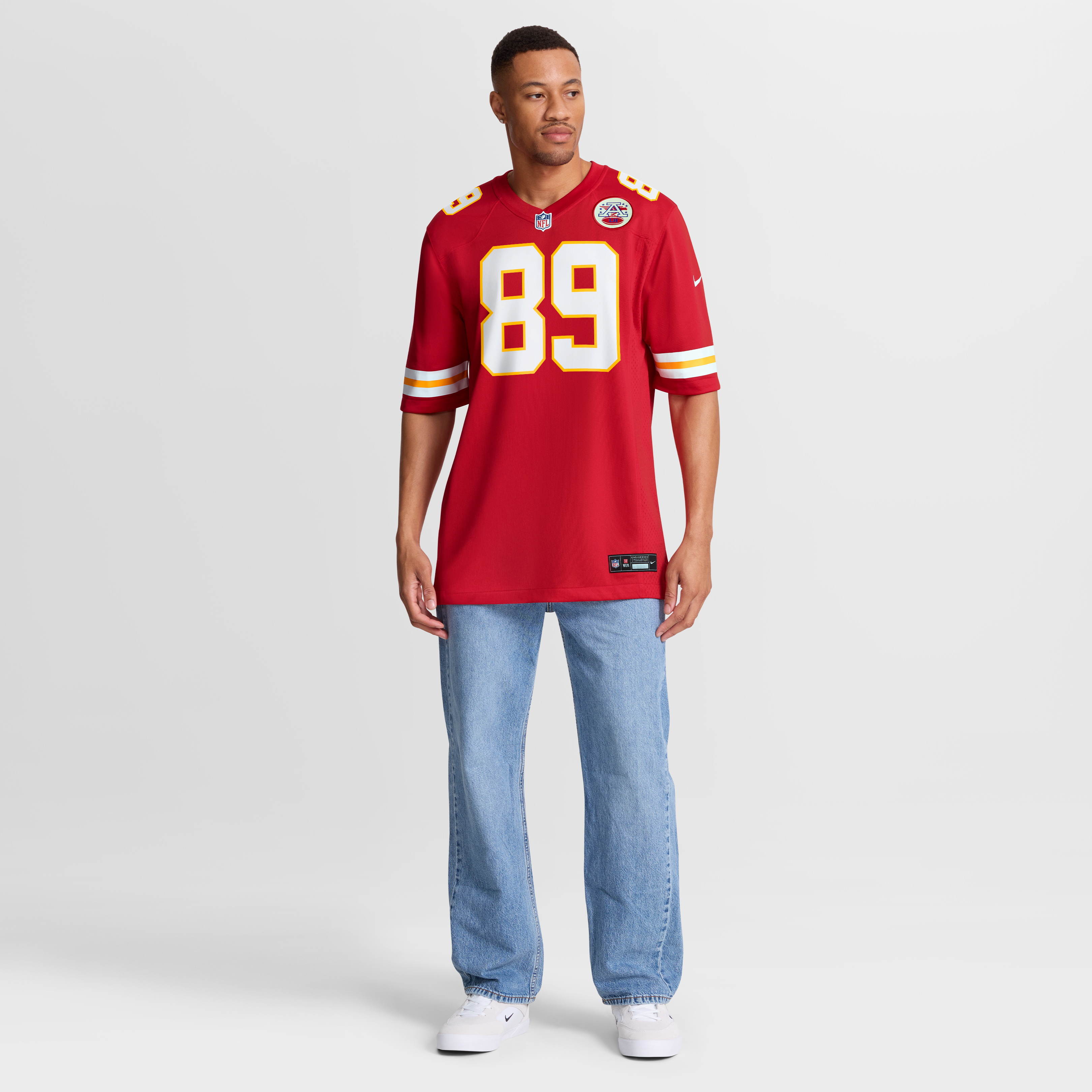 Maillot de match Nike Thomas Odukoya rouge des Kansas City Chiefs pour homme