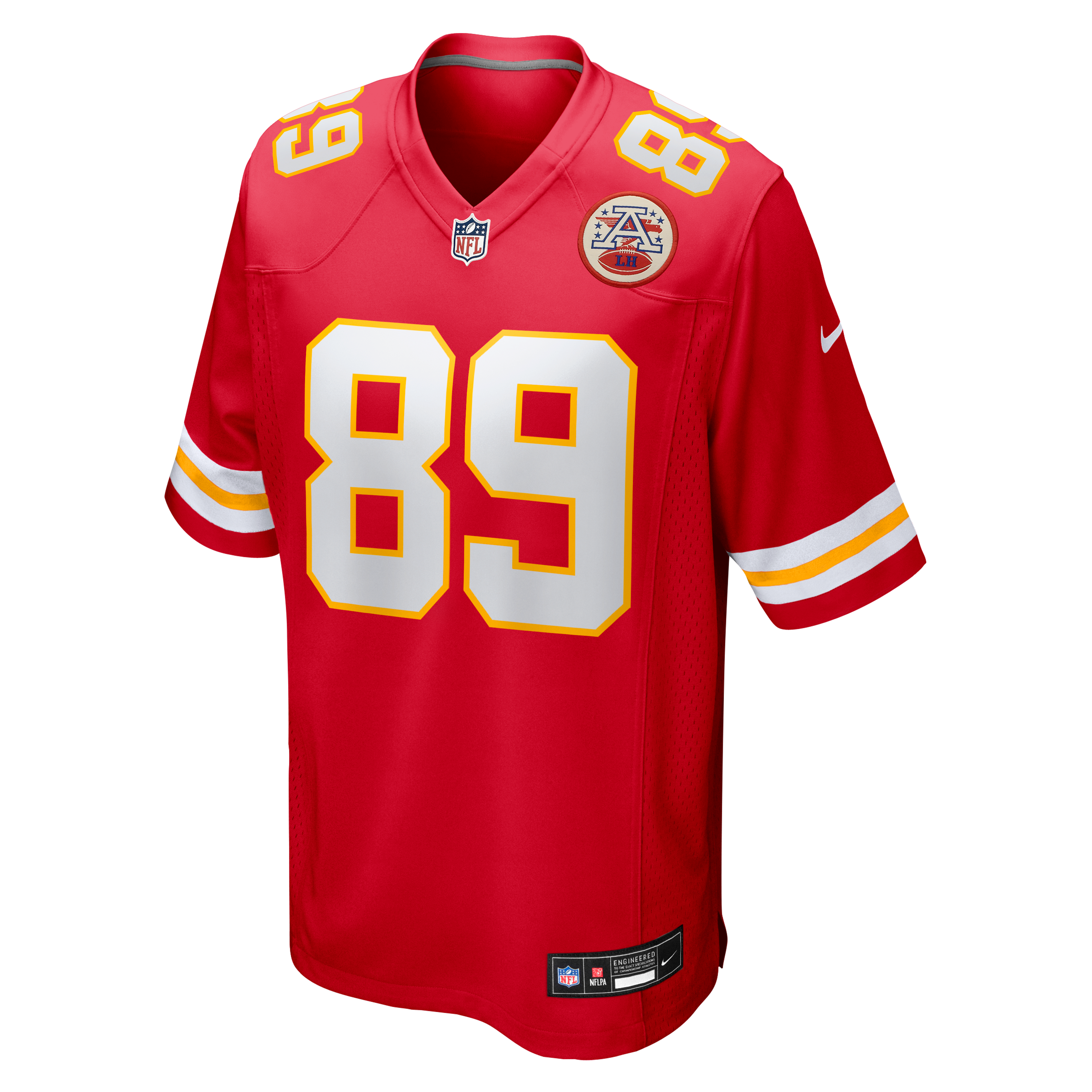 Maillot de match Nike Thomas Odukoya rouge des Kansas City Chiefs pour homme