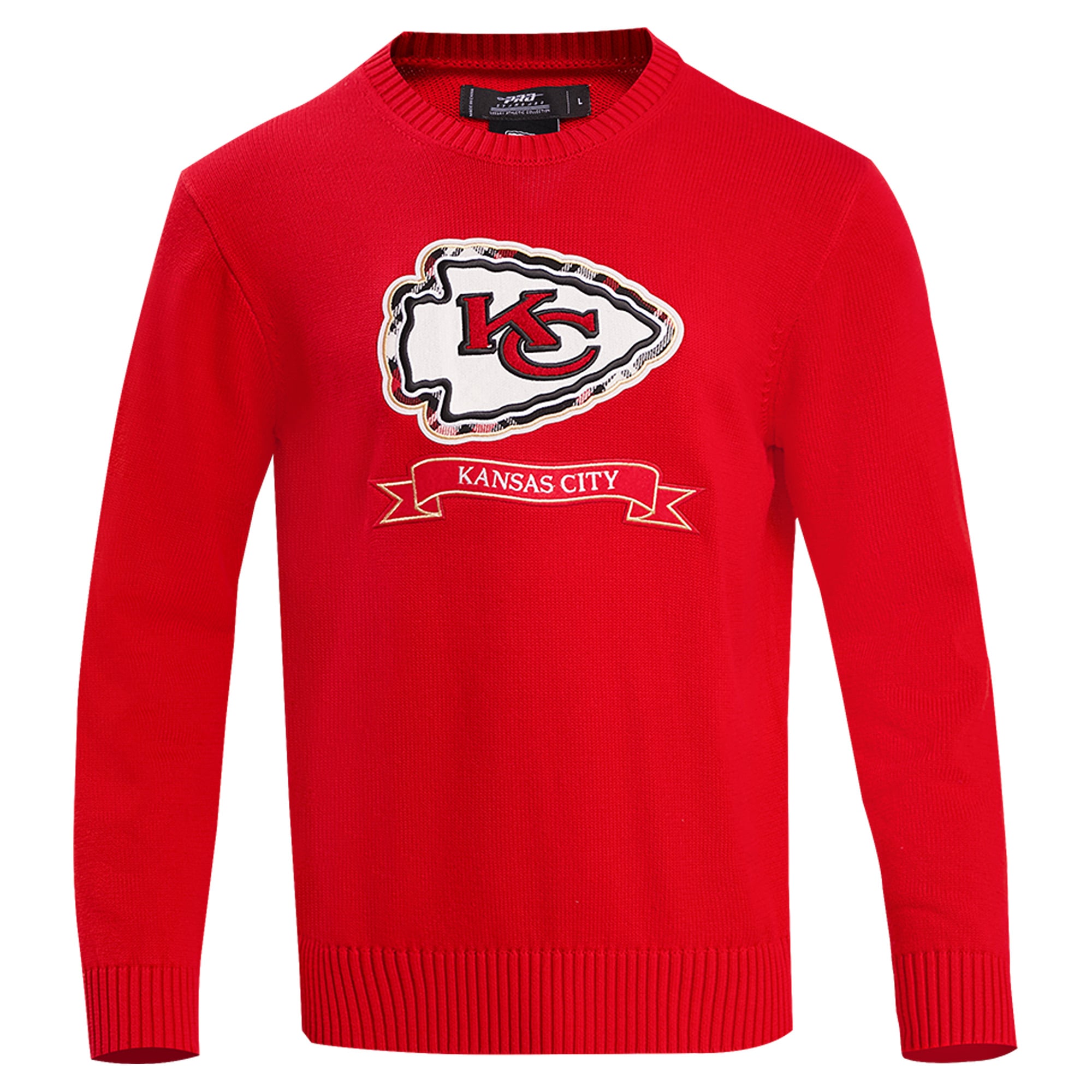 Men's Pro Standard Red Kansas City Chiefs Prep Knit Sweater