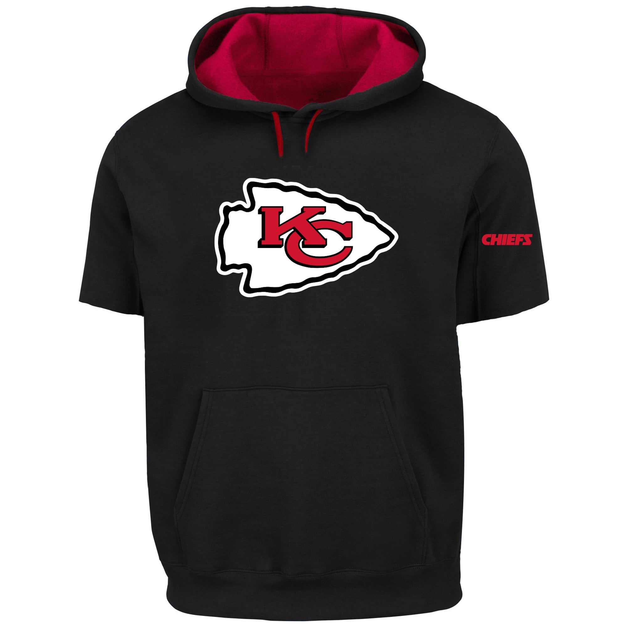 Men's Profile Black Kansas City Chiefs Big & Tall Fleece Pullover Hoodie