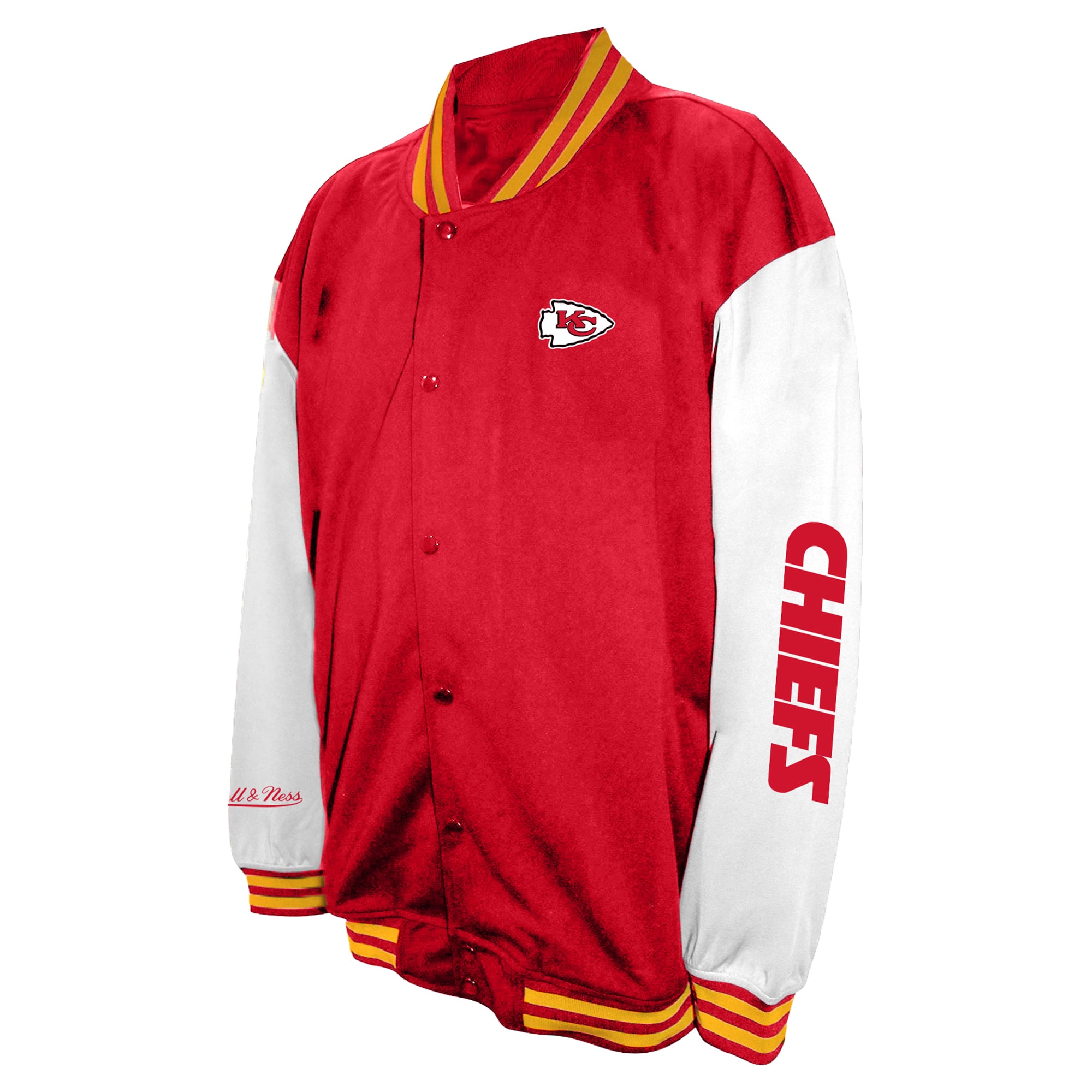 Men's Profile  Red Kansas City Chiefs Big & Tall Full-Snap Varsity Jacket