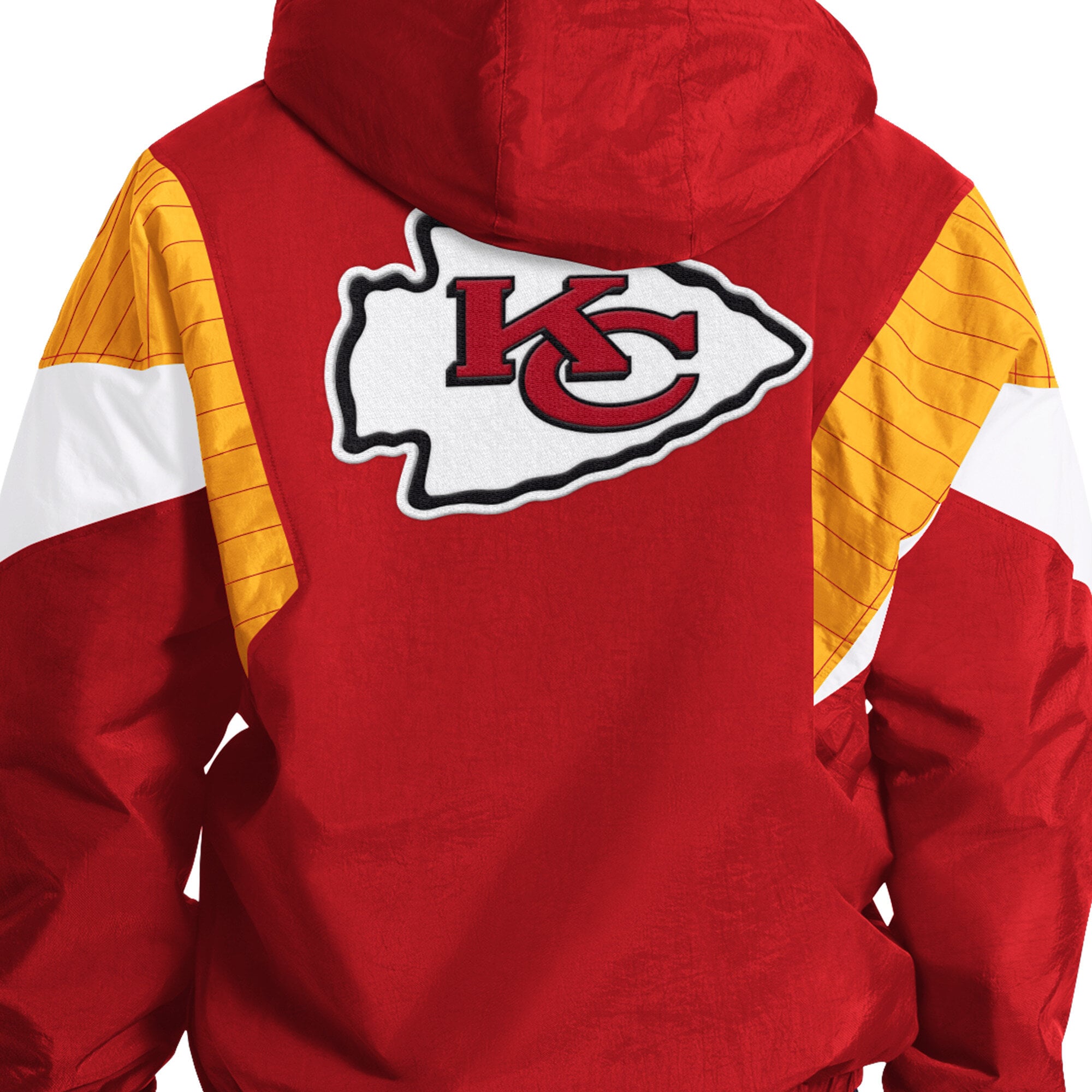 Veste à capuche demi-zip Starter rouge Kansas City Chiefs pour homme